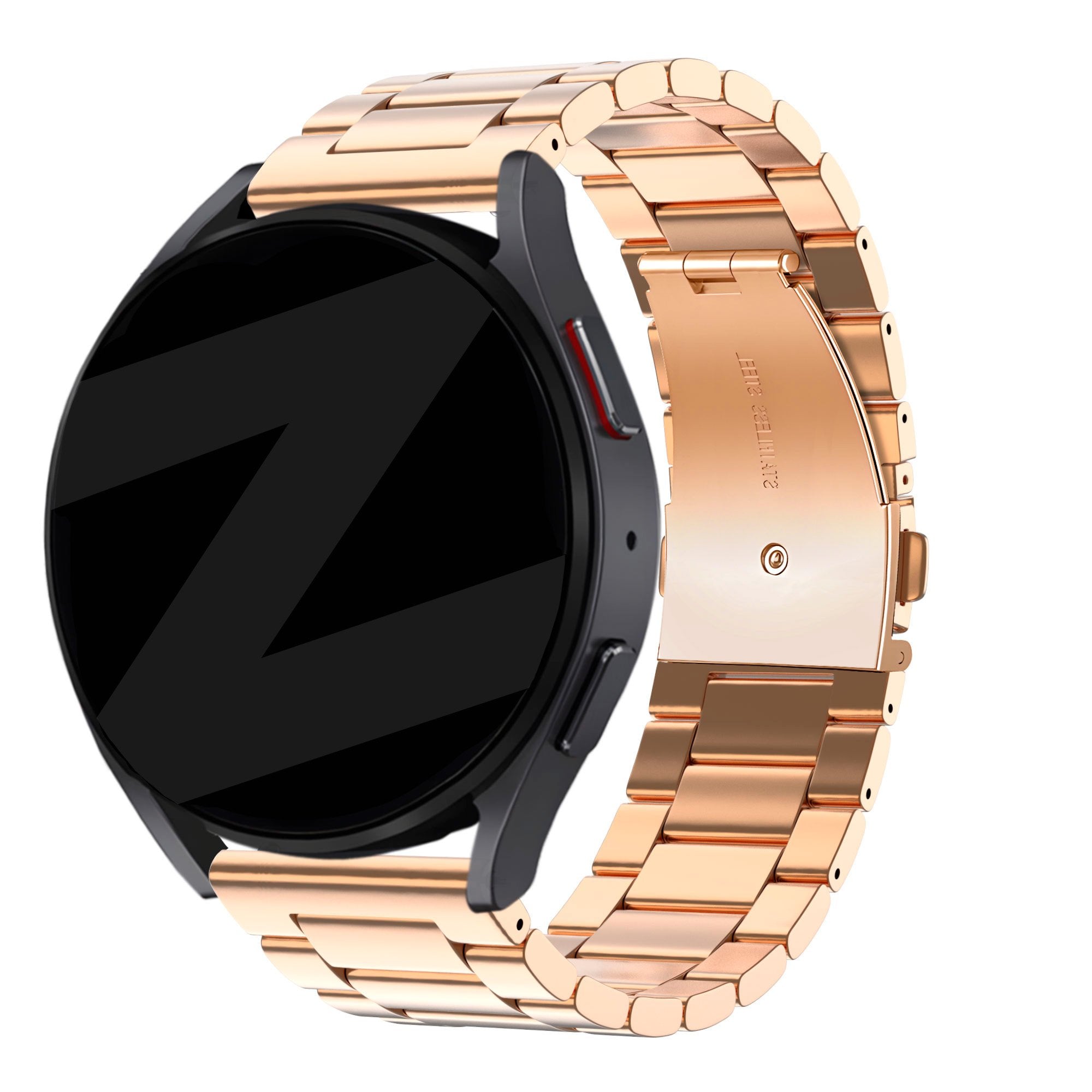 Bandz Garmin Forerunner 570 - 42mm Stahlarmband 'Classic' (Roségold)