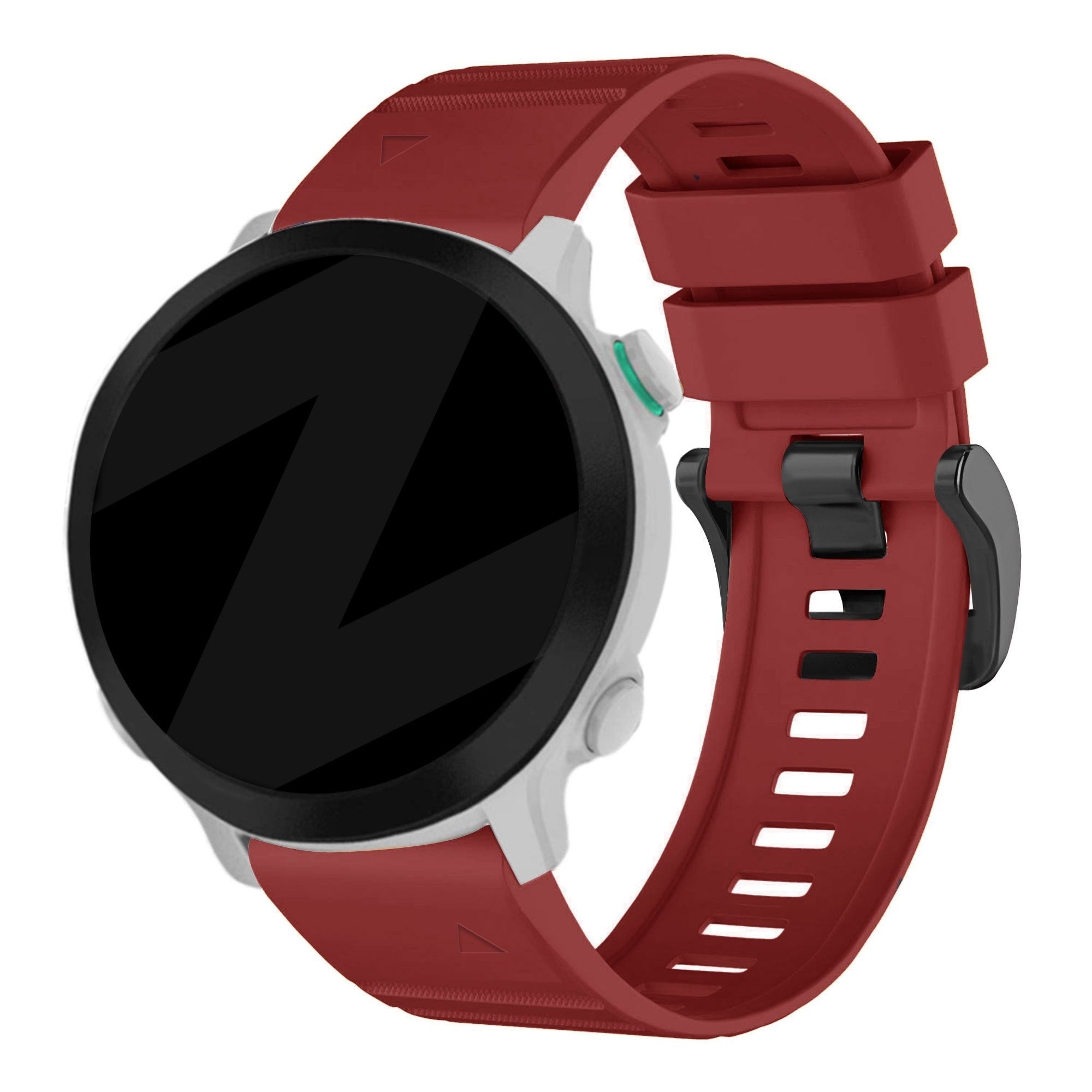 Bandz Garmin Fenix 8 Pro - 47mm Silikonarmband mit Schnalle (Rot)