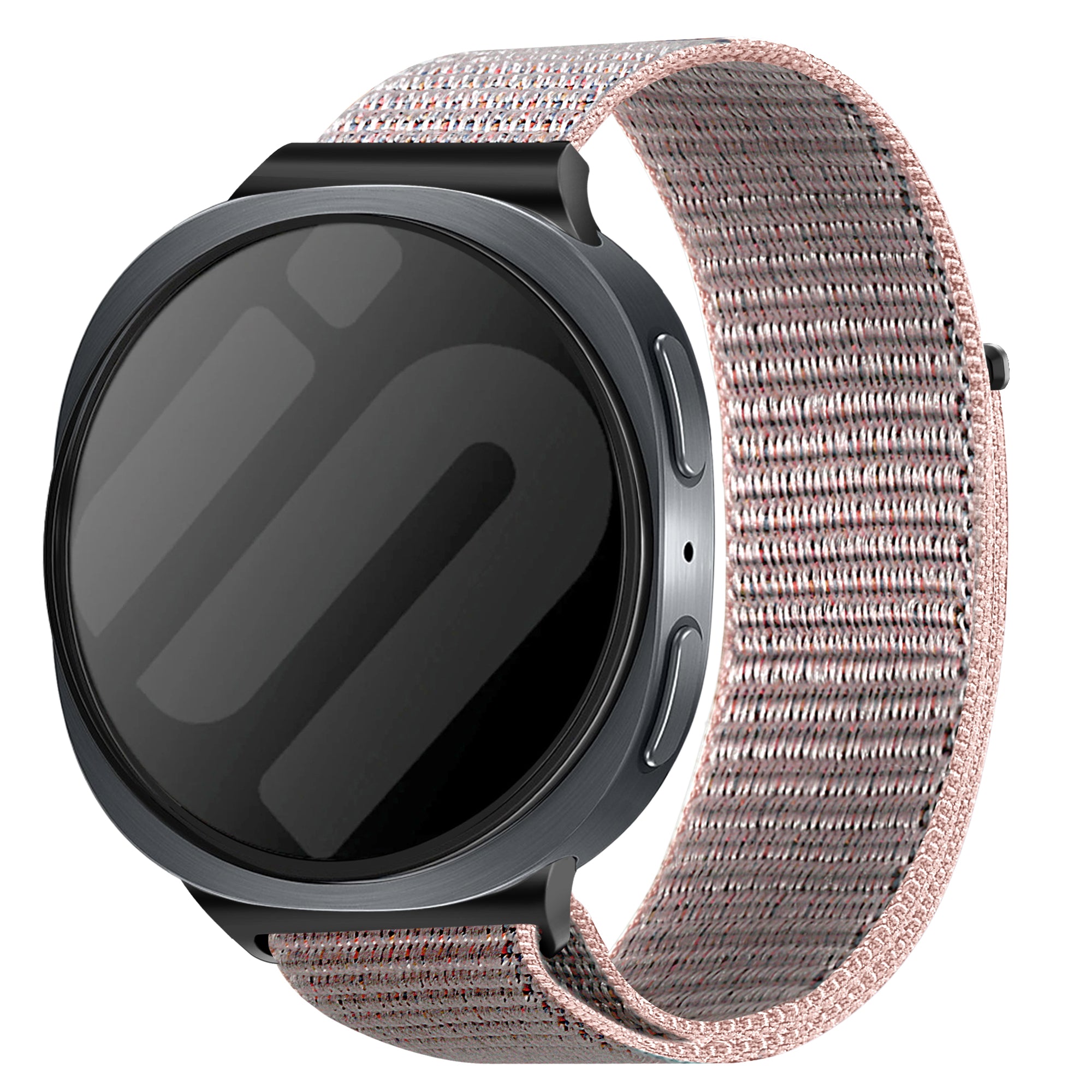 Samsung Galaxy Watch 8 - 44mm Nylonarmband (Rosa)