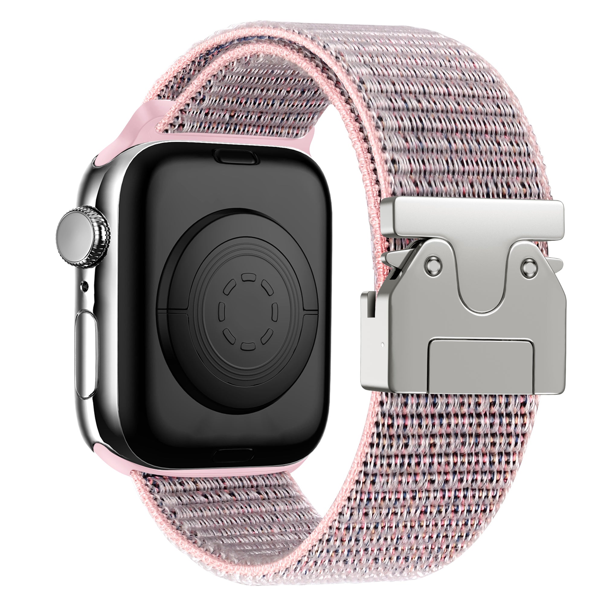 Bandz Apple Watch Nylon Band 'Classic' mit P-Schnalle (pink sand)