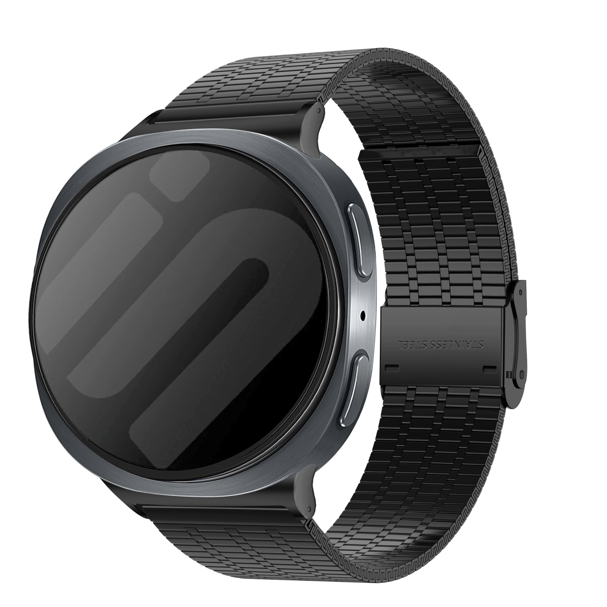 Samsung Galaxy Watch 8 - 44mm Feines Stahlarmband (Schwarz)