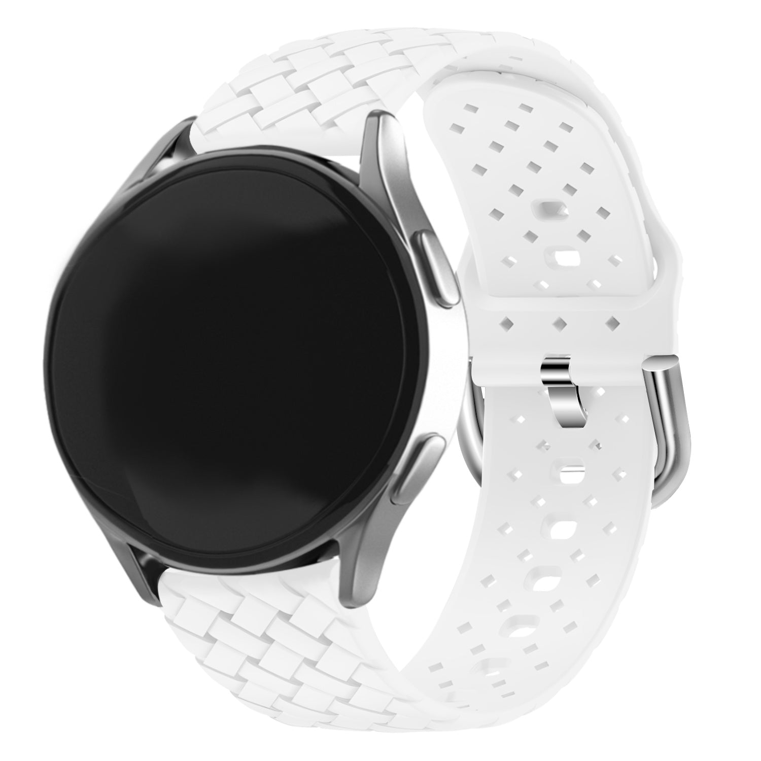 Amazfit GTS 4 Braided Silicone Strap (White)
