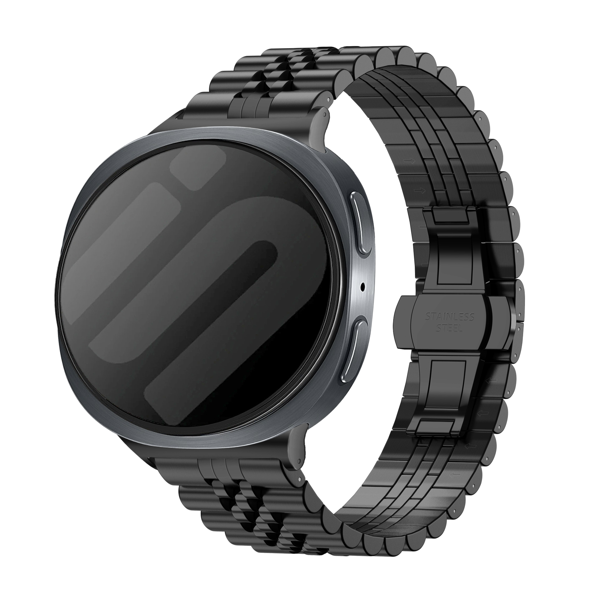 Samsung Galaxy Watch 8 - 44mm Jubilee Stahlarmband (Schwarz)