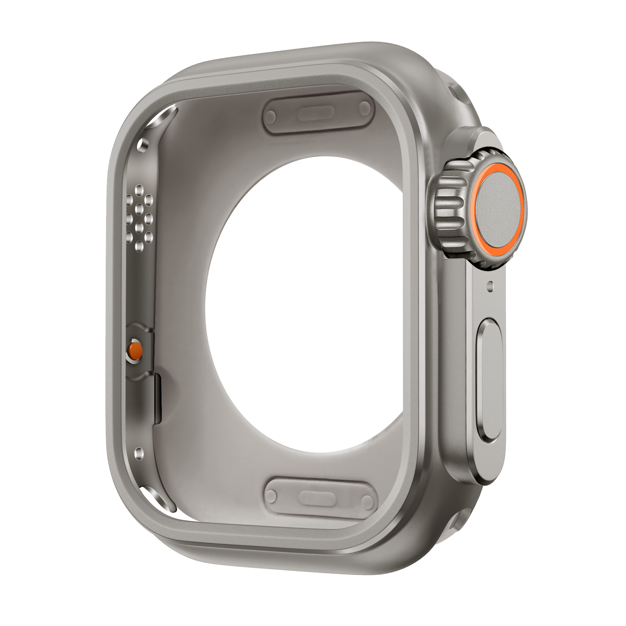 Bandz Apple Watch 7/8/9 - 45mm Metall Hülle (Titan)