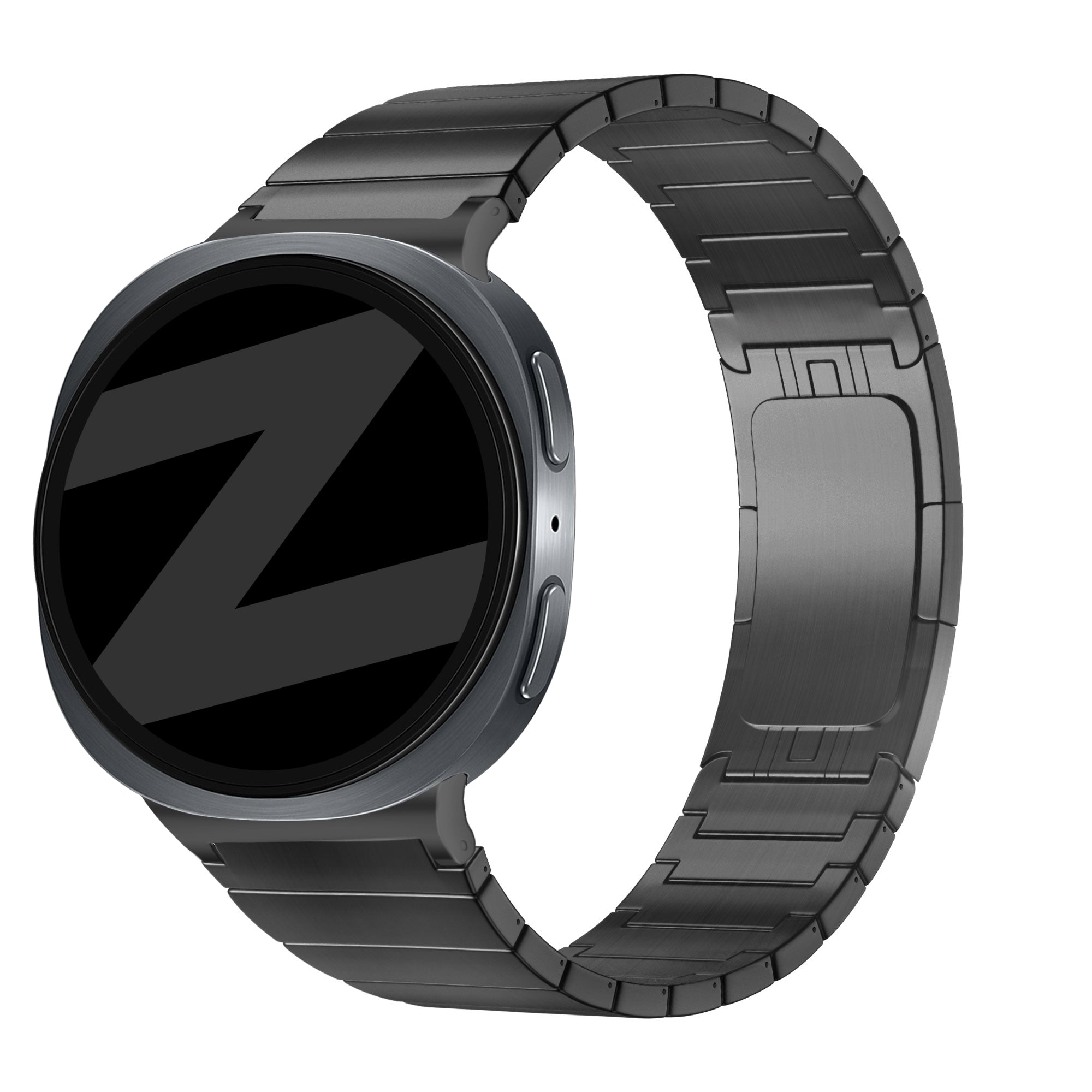 Bandz Samsung Galaxy Watch 8 Classic Titanium Strap 'One Bead' (Black)