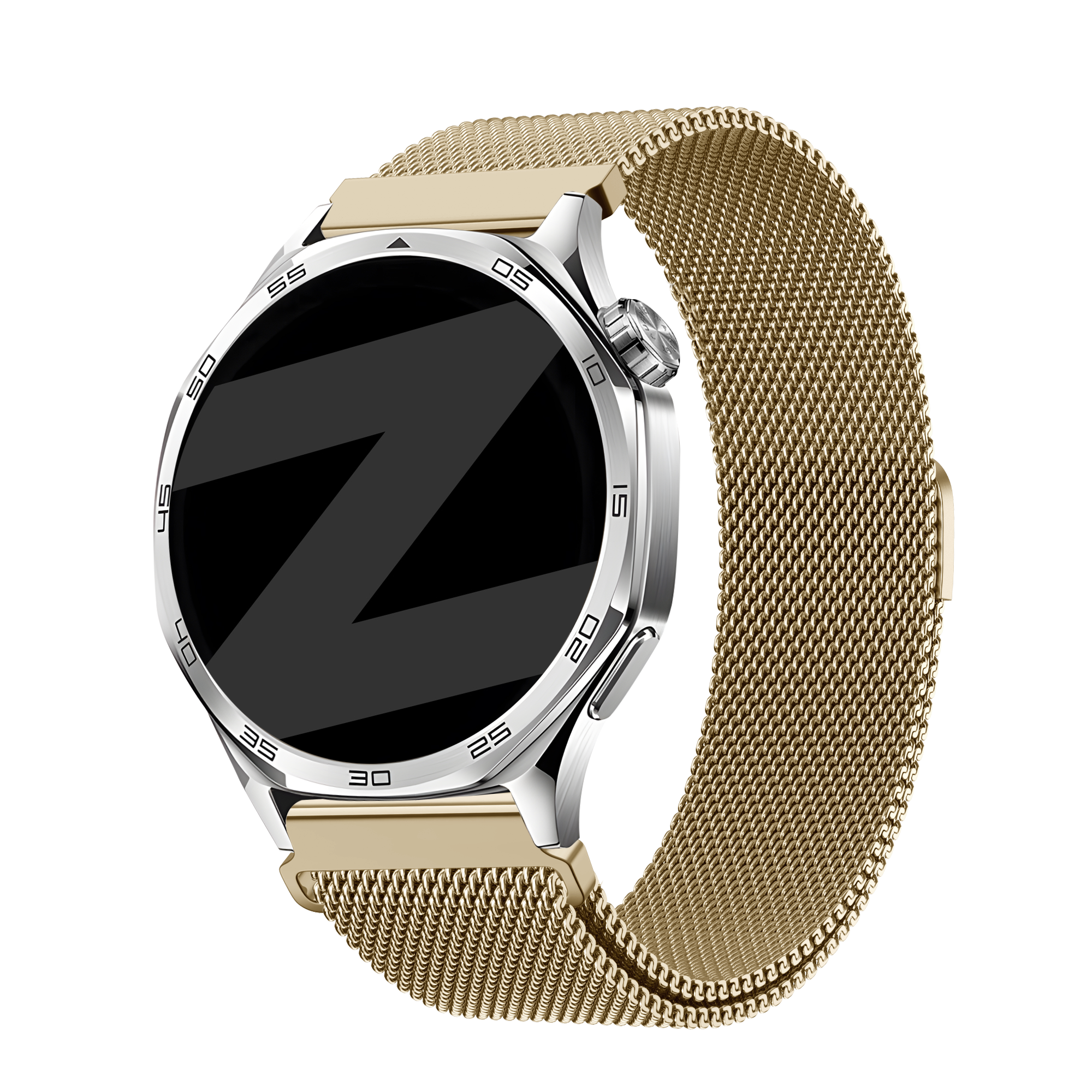 Bandz Polar Pacer Milanese Armband 'Easy fit' (Gold)