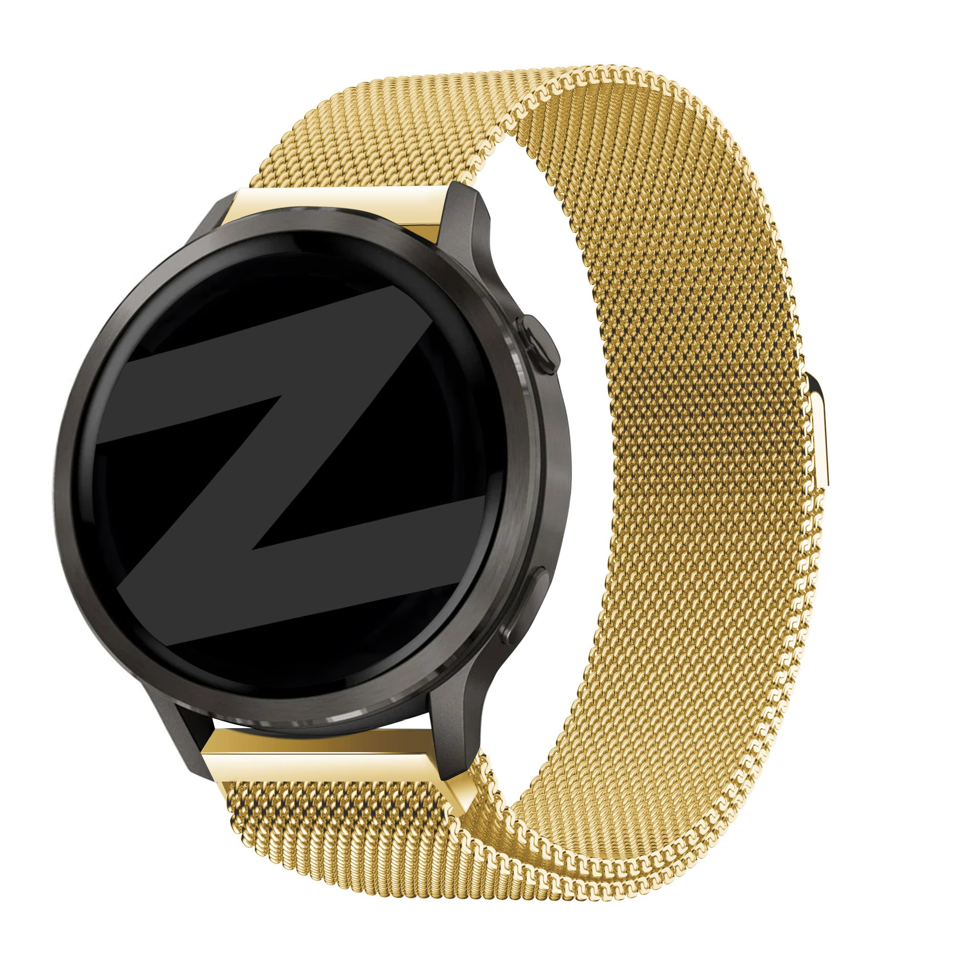 Bandz Garmin Forerunner 255s Milanese Loop Armband (Gold)