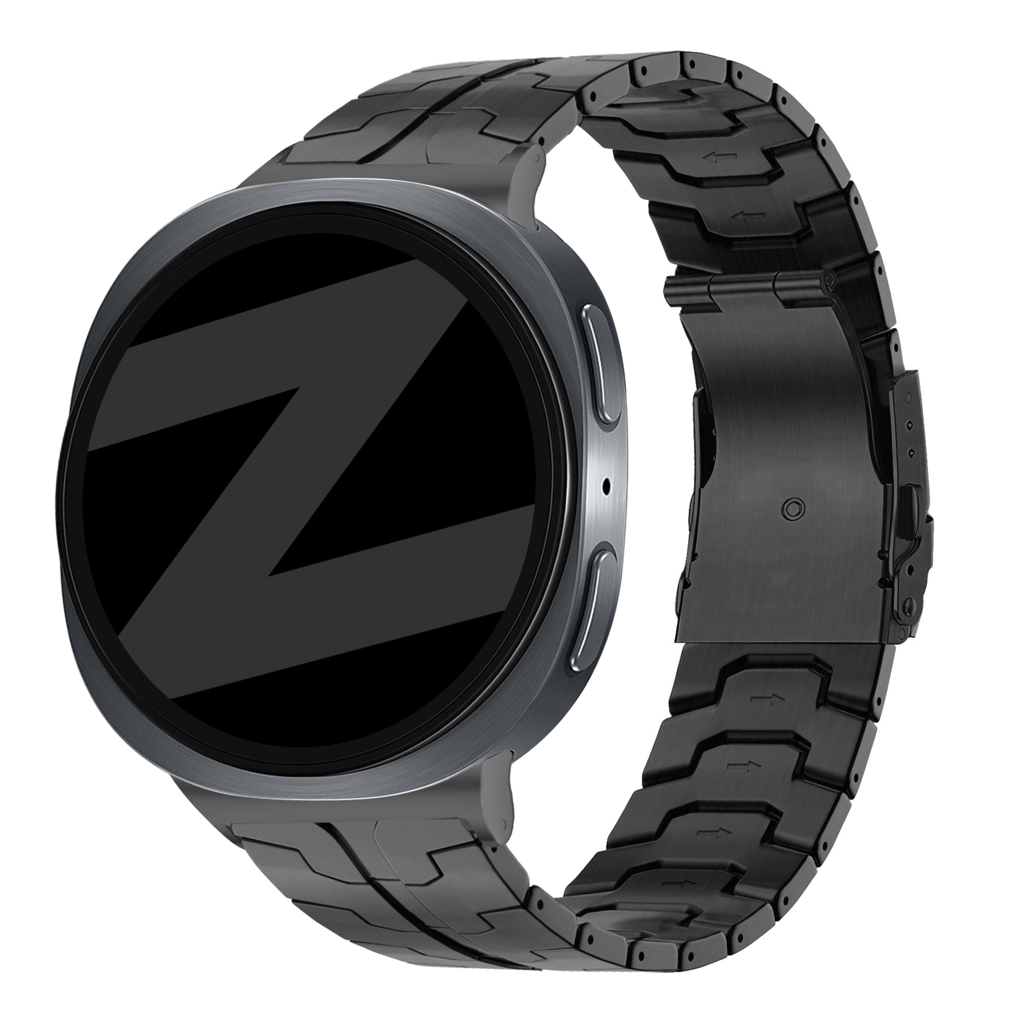 Bandz Samsung Galaxy Watch 8 - 44mm Titanium Strap 'Iron' (Black)