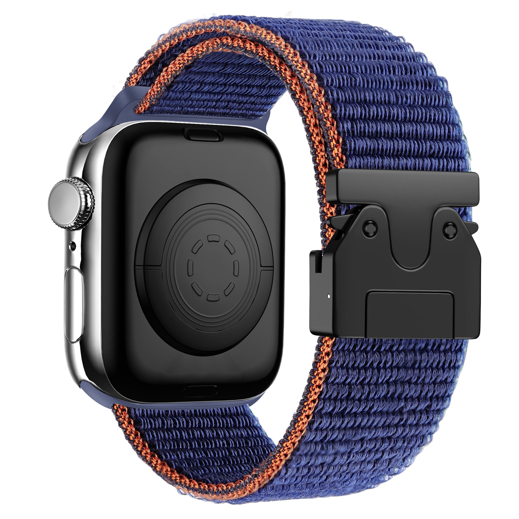 Bandz Apple Watch Nylon Band 'Classic' mit P-Schnalle (Dunkelblau)