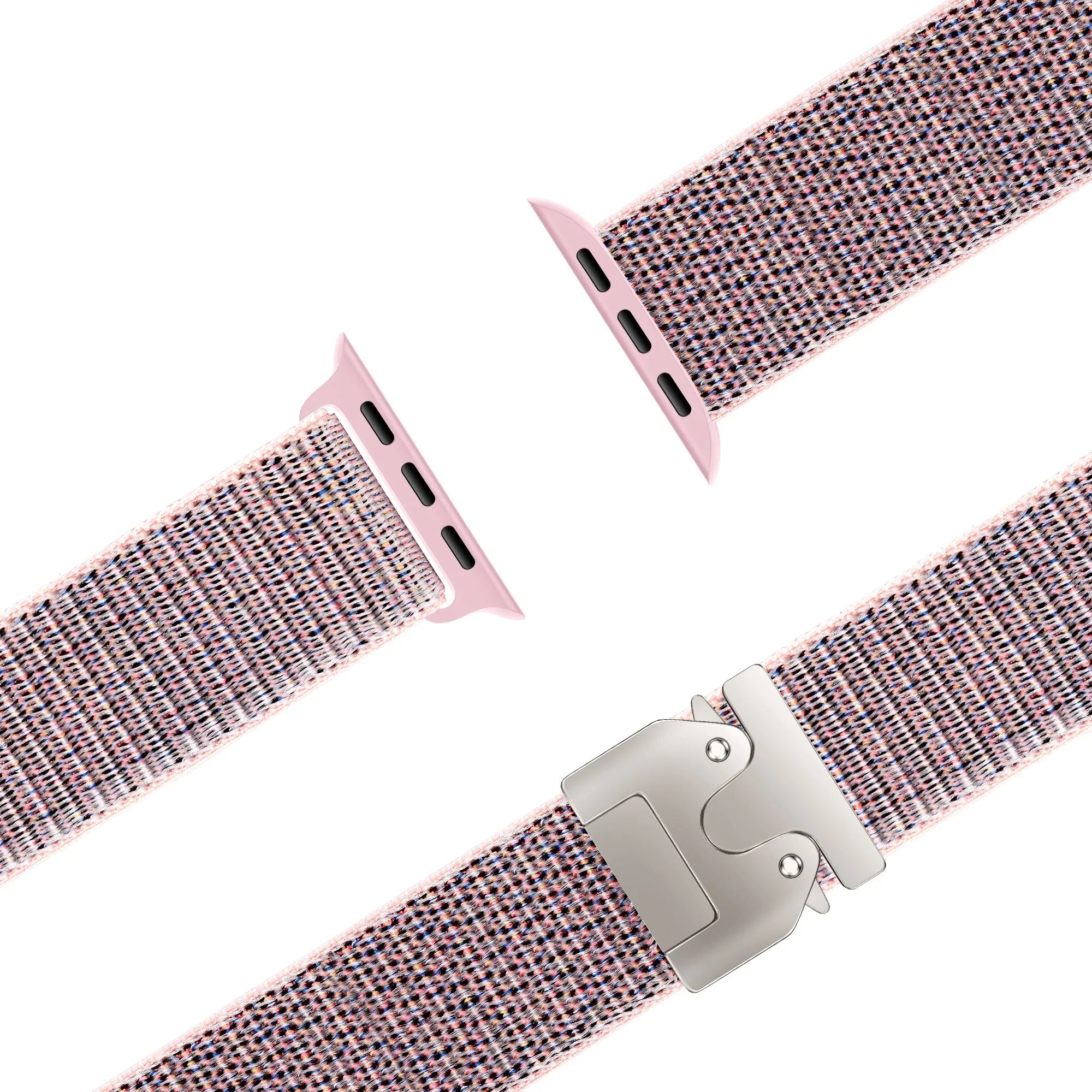 Bandz Apple Watch Nylon Band 'Classic' mit P-Schnalle (pink sand)