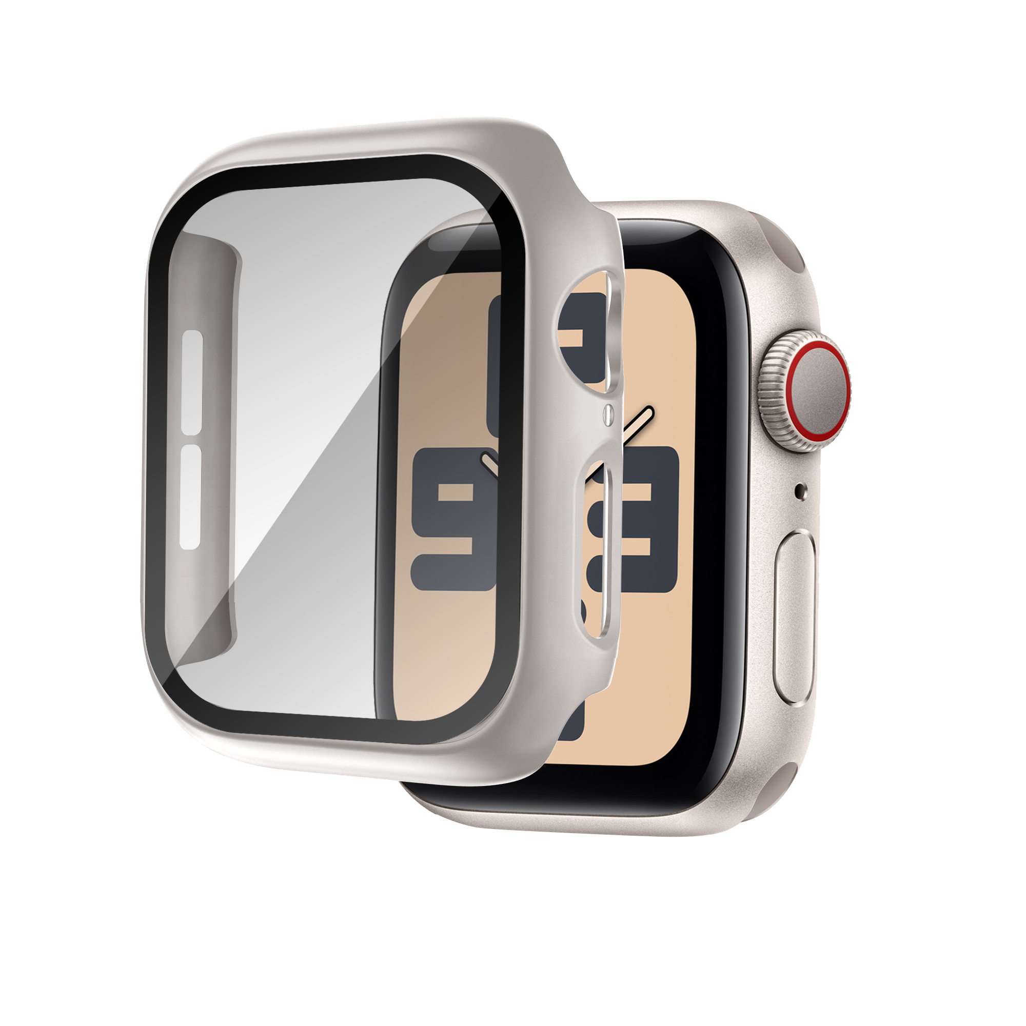 Bandz Apple Watch 10 - 46mm PC Case with Glass (Titanium)