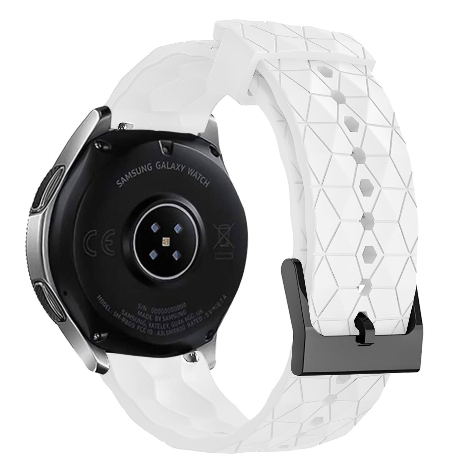 Oppo Watch X2 Silikon Hexa Armband (Weiß)