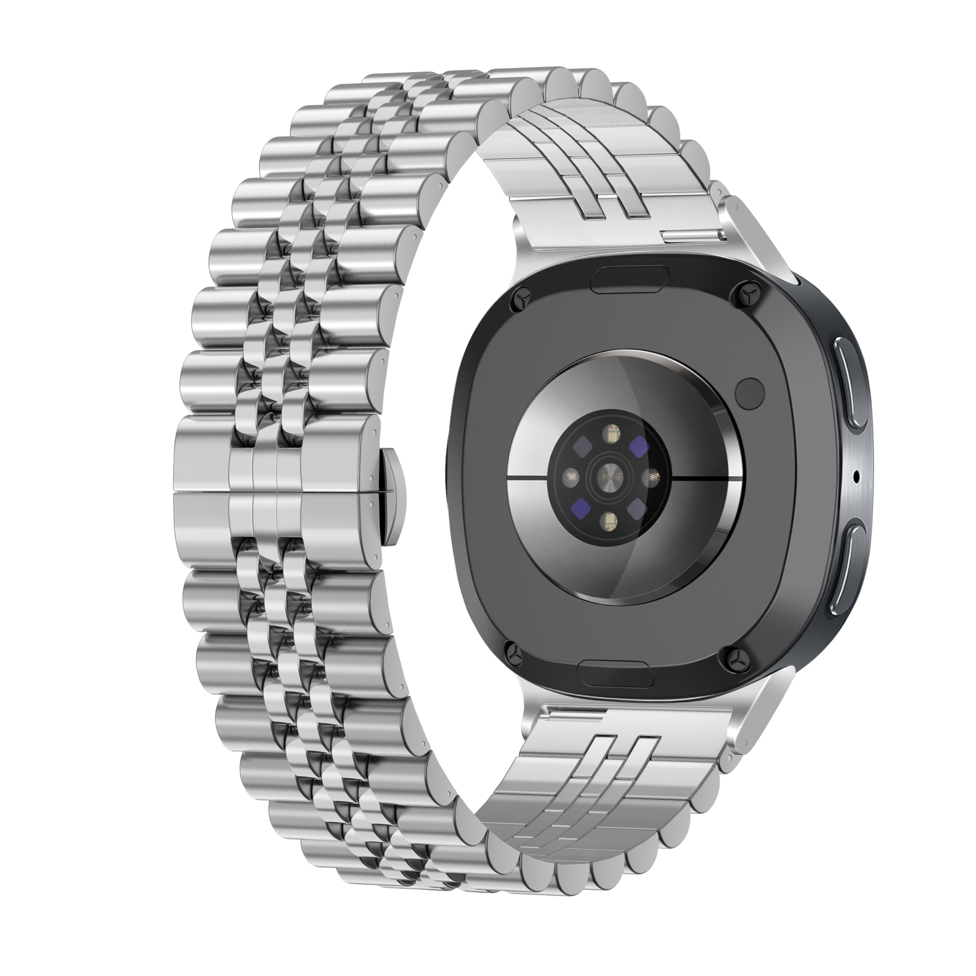 Samsung Galaxy Watch 8 - 44mm Jubilee Stahlarmband (Silber)