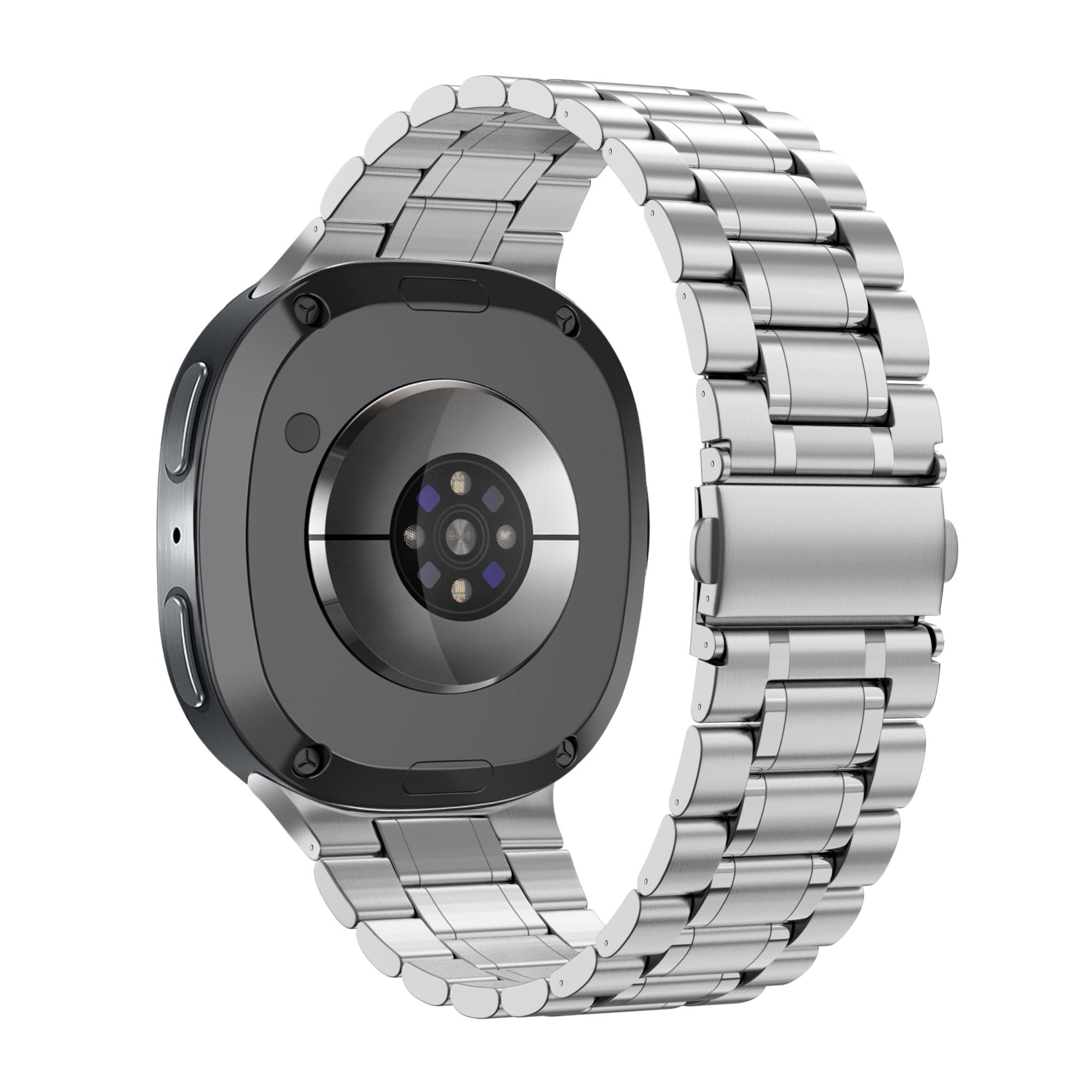 Bandz Samsung Galaxy Watch 8 - 44mm Stahlarmband 'Deluxe' (Silber)