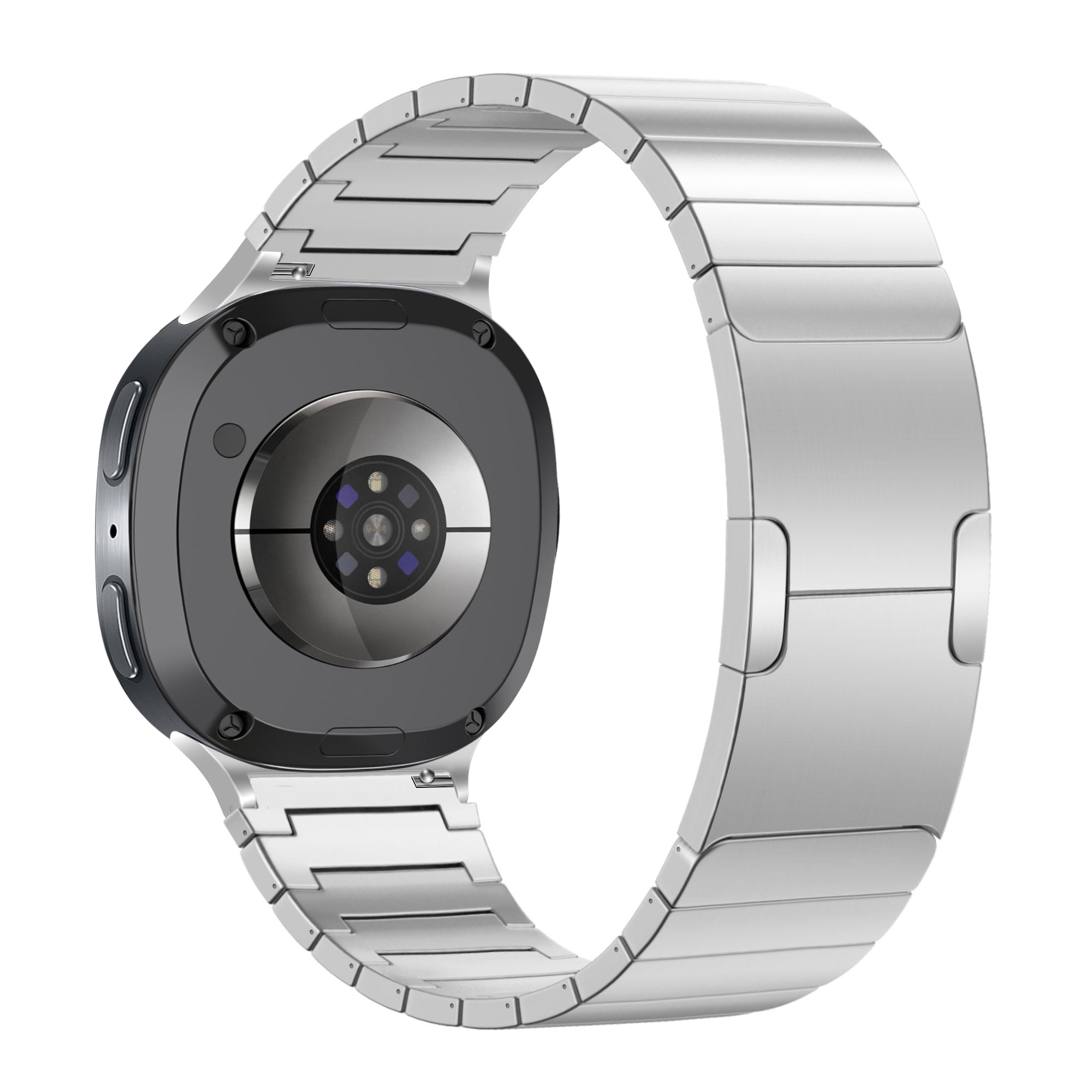 Bandz Samsung Galaxy Watch 8 - 40mm Titanium Strap 'One Bead' (Silver)