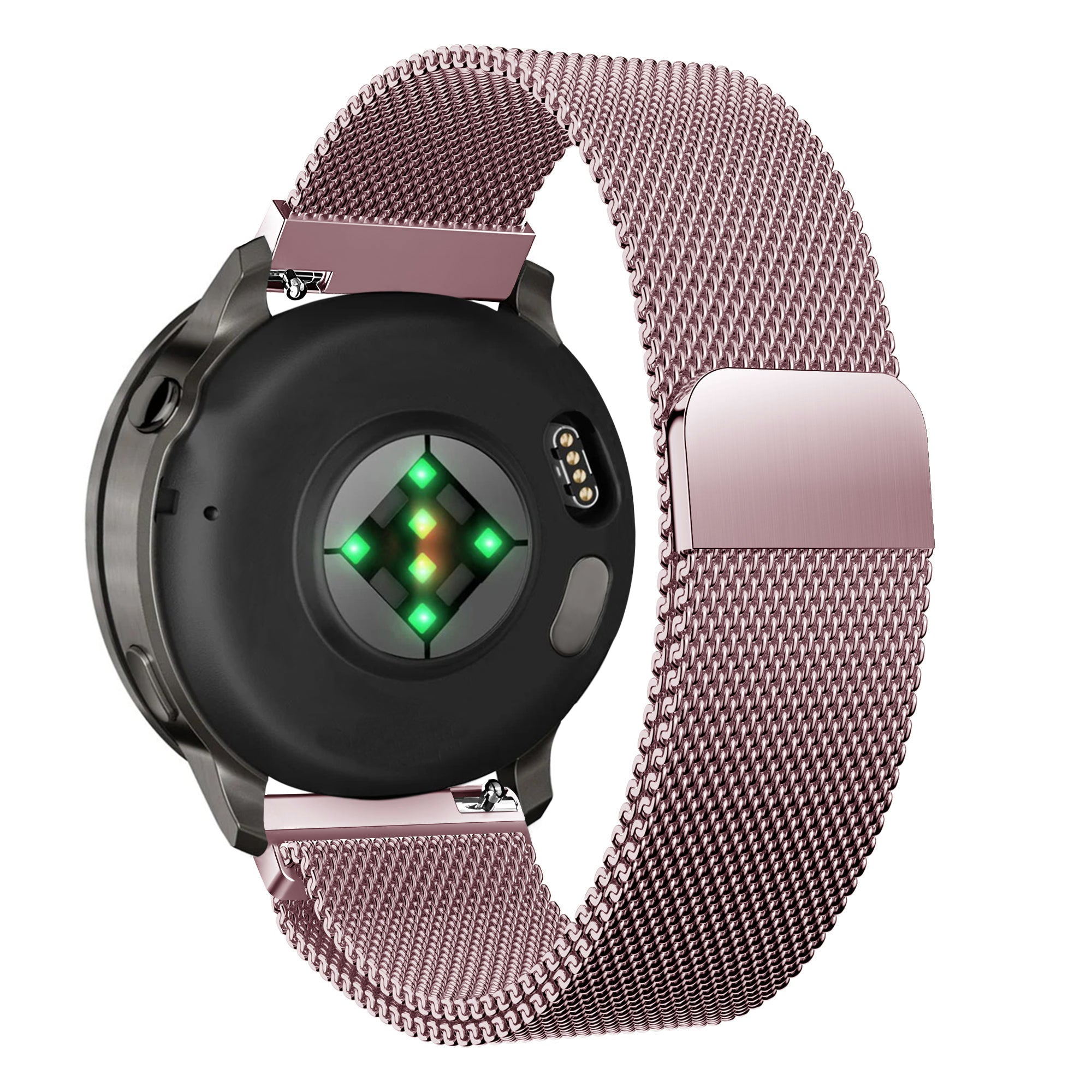 Bandz Garmin Forerunner 255s Milanese Loop Armband (Rosa)