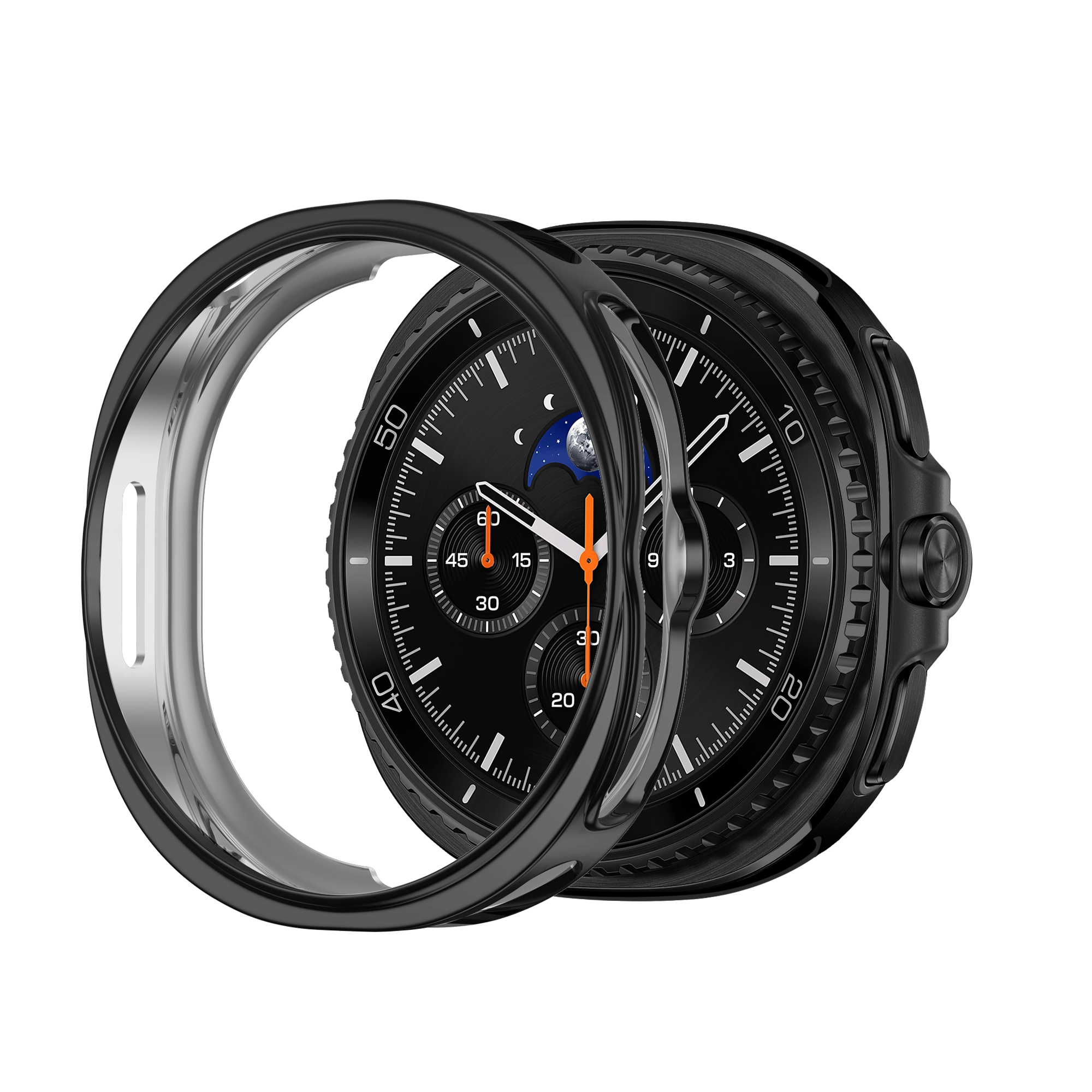 Bandz Samsung Galaxy Watch 8 Classic TPU Hülle (Schwarz)