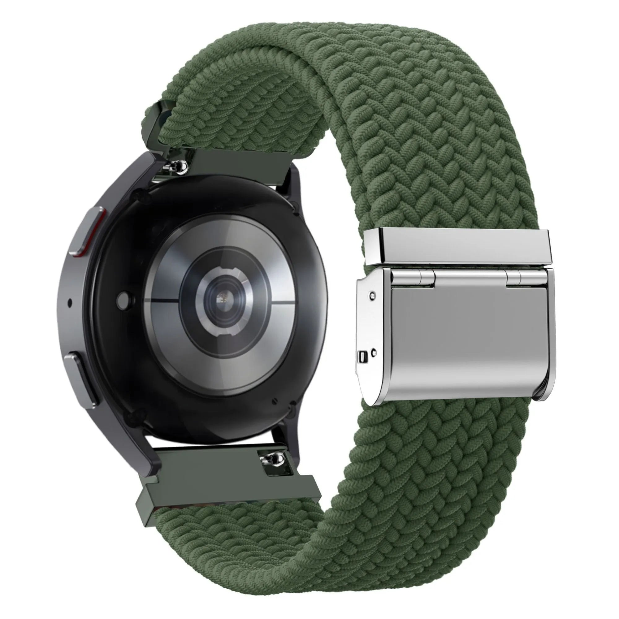 Bandz Oppo Watch X2 geflochtenes Nylonarmband (OliveGrün)