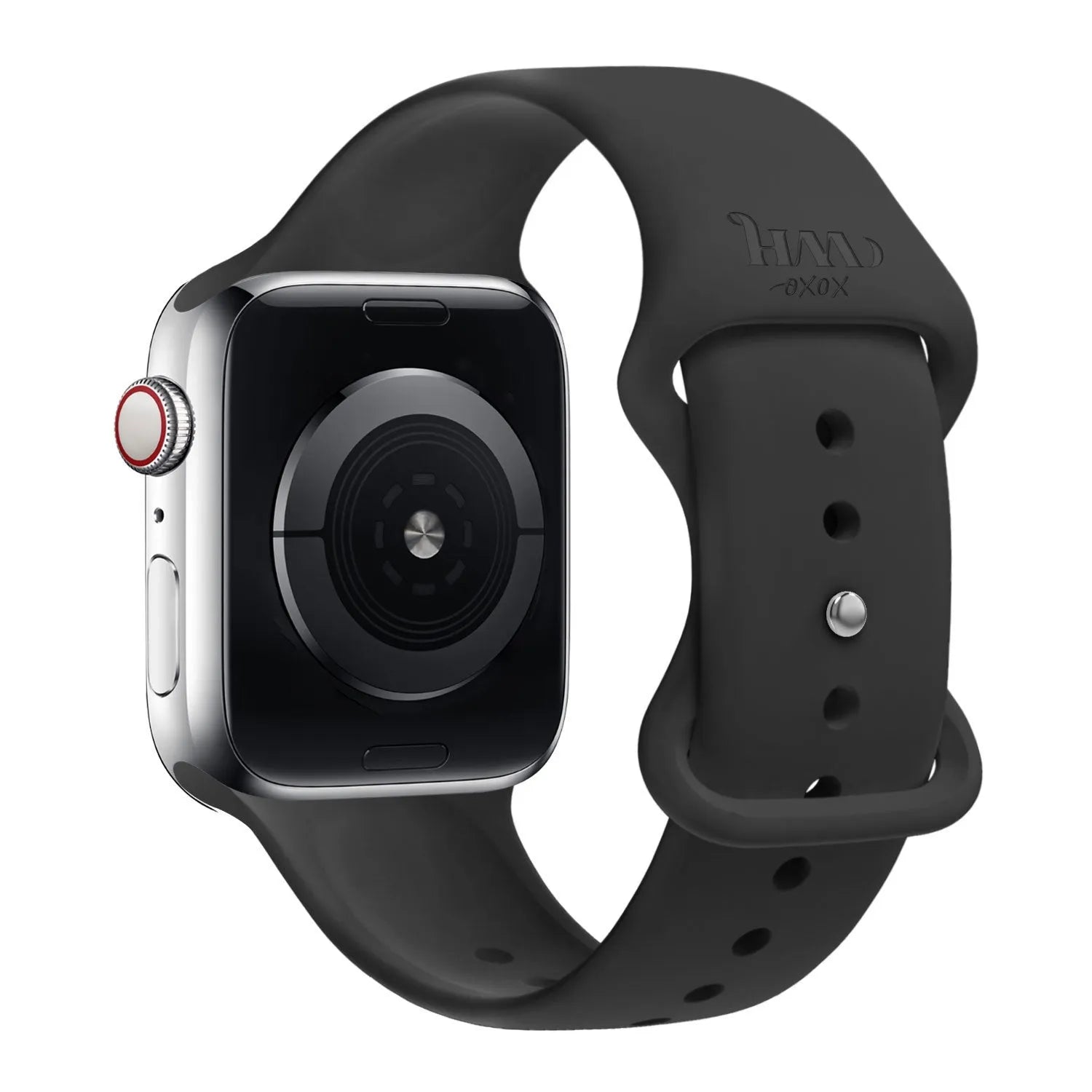 xoxo Wildhearts Apple Watch Silikonarmband (Schwarz)