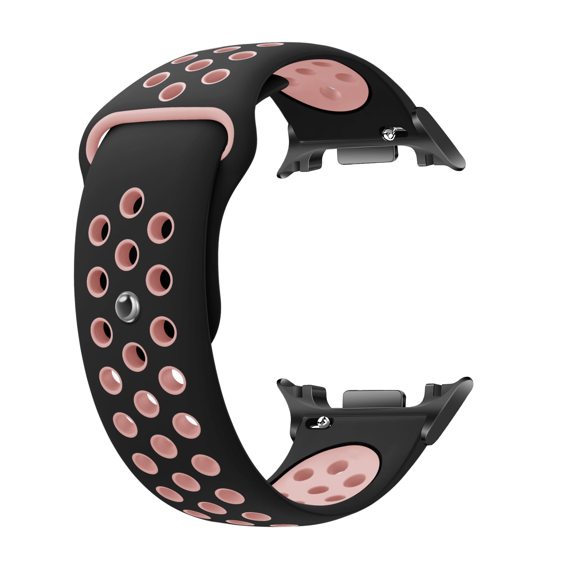 Samsung Galaxy Watch 8 - 40mm Sportarmband (Schwarz/Rosa)