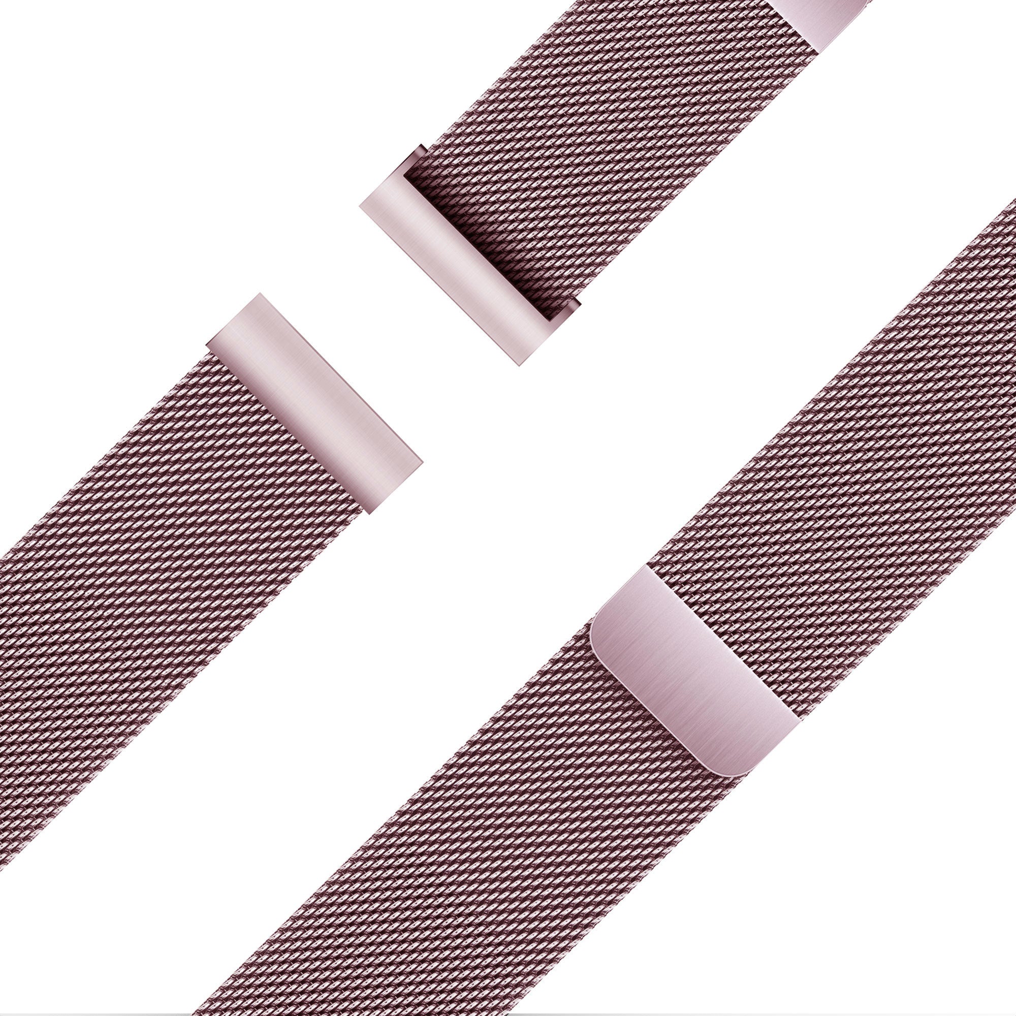 Bandz Garmin Venu 2s Milanese Loop Armband (Rosa)