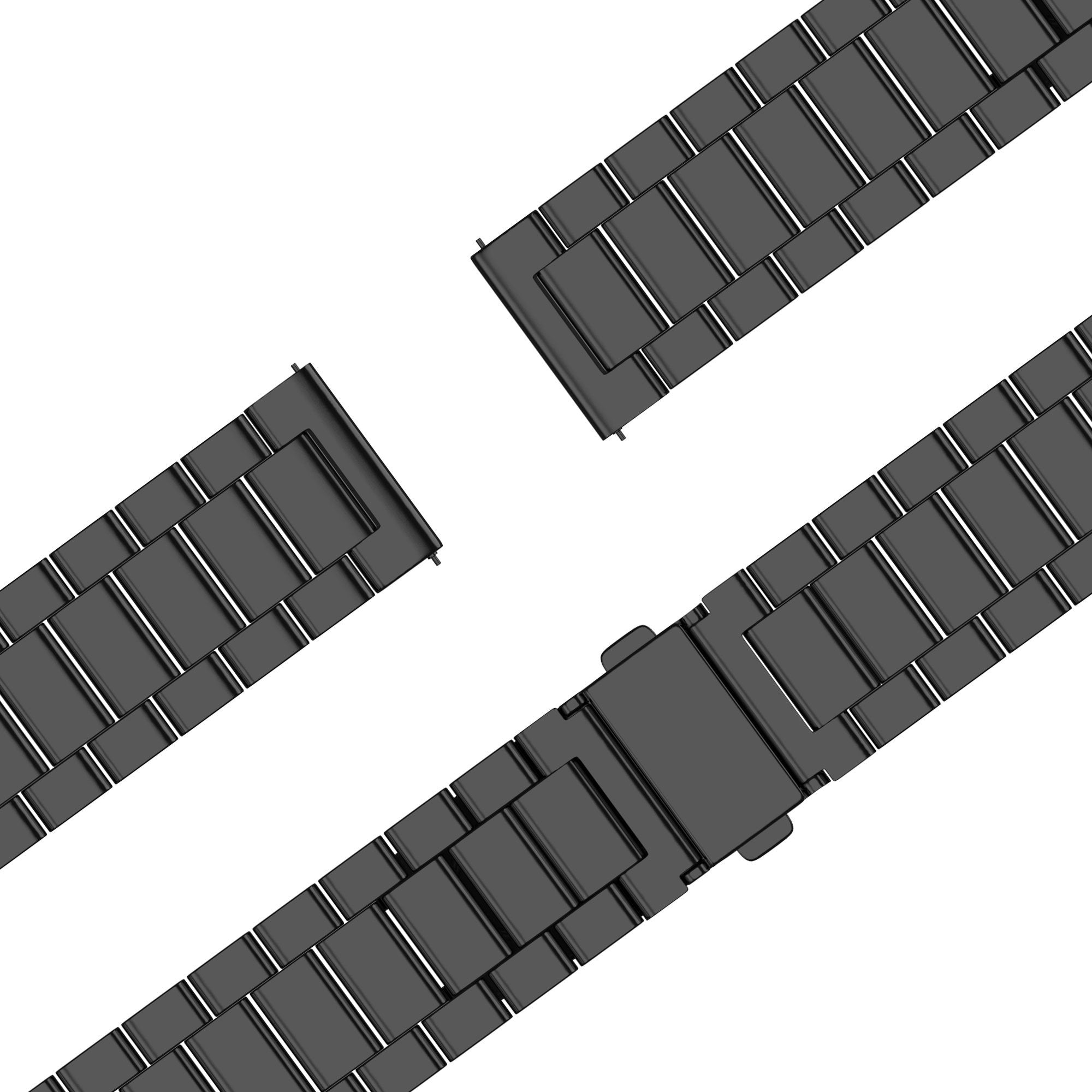 Bandz Garmin Forerunner 165 Steel Strap 'Classic' (Black)