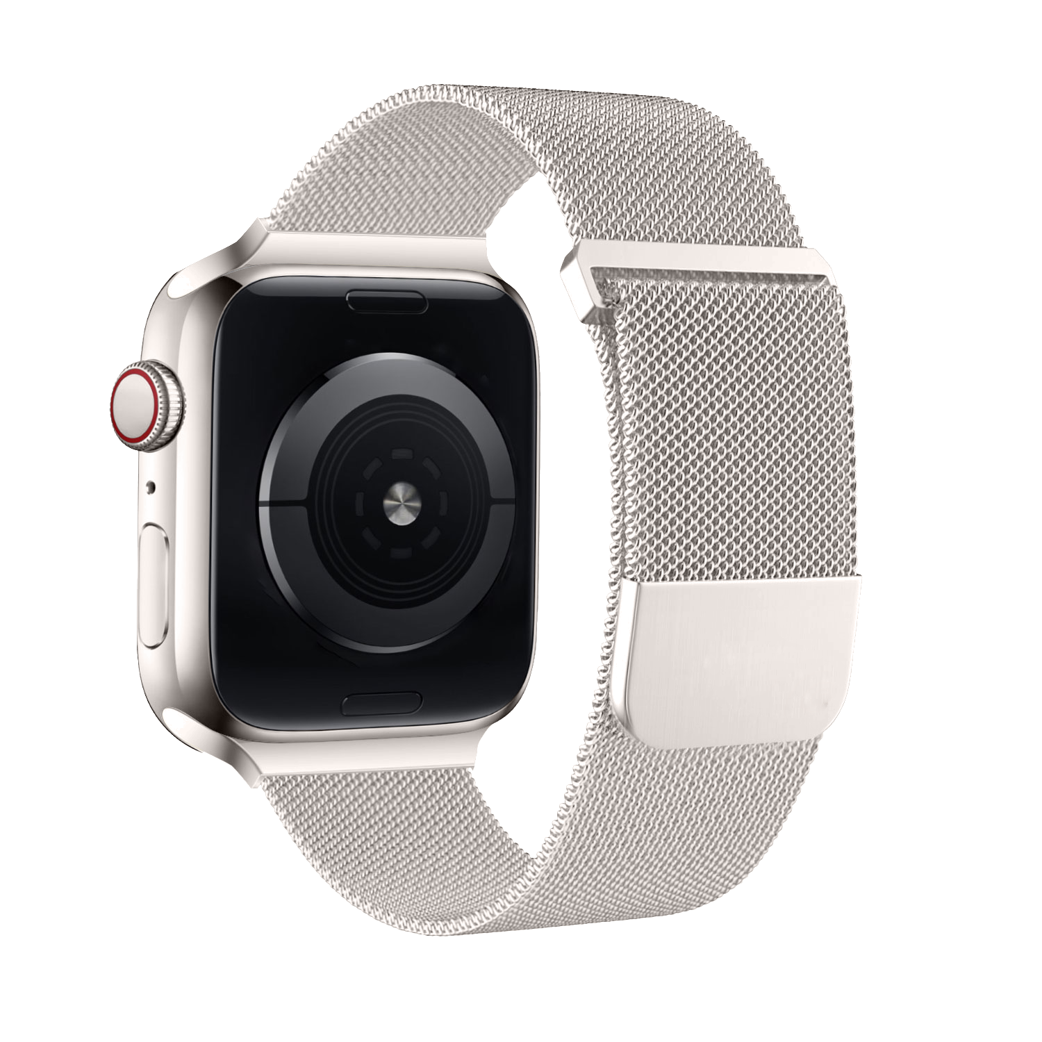 Bandz Apple Watch Milanese Loop Armband (Polarstern)