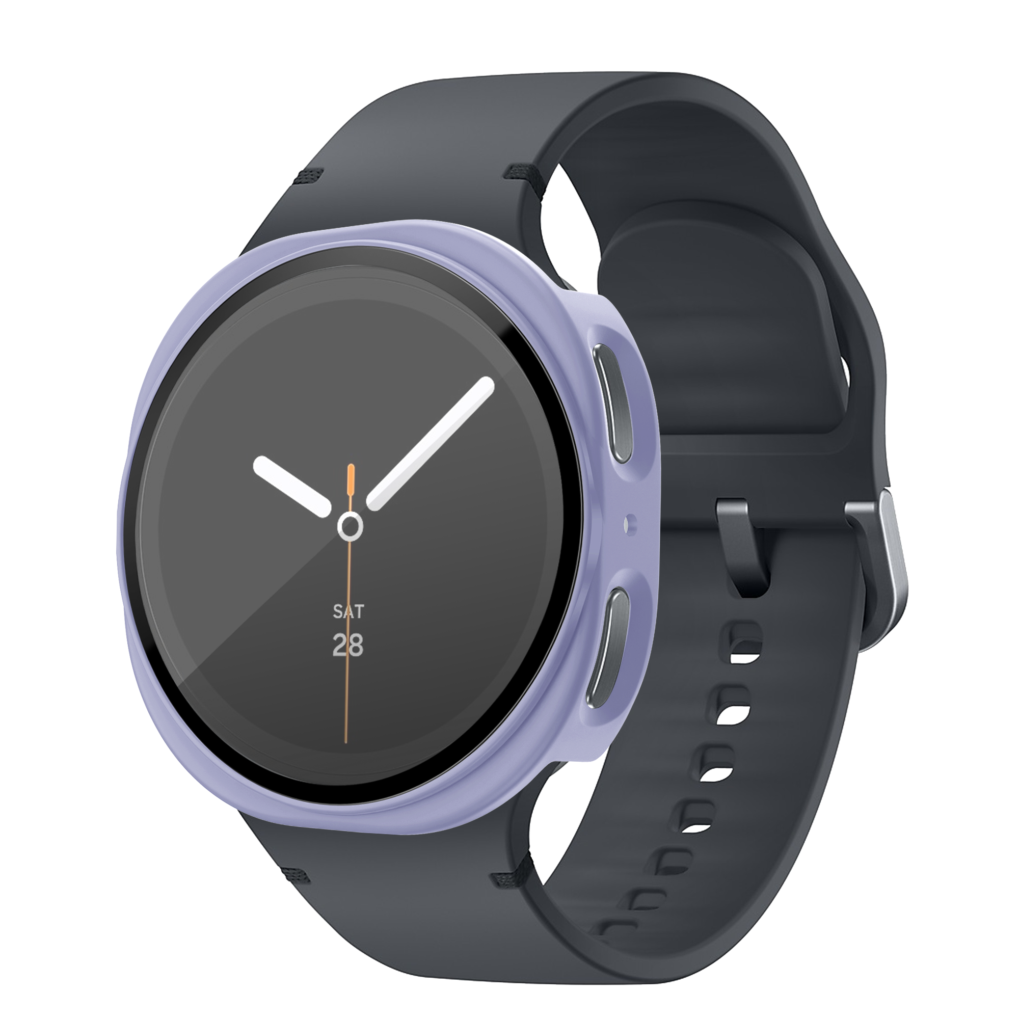 Bandz Samsung Galaxy Watch 8 - 40mm PC Hülle mit Glas (Lila)