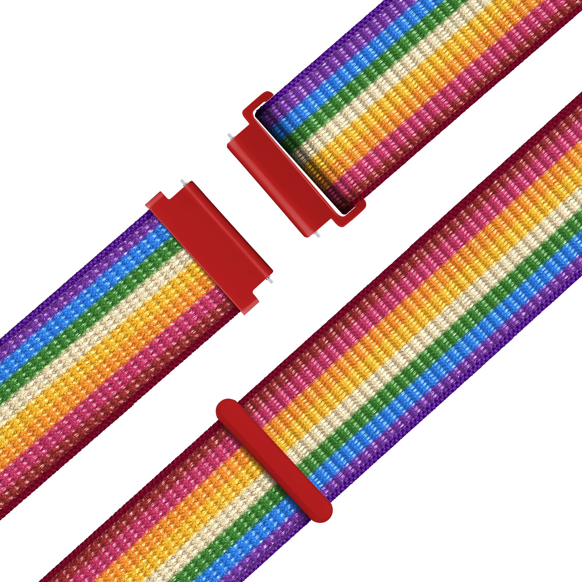 Bandz Garmin Approach S40 Nylon Loop Armband (Regenbogen)