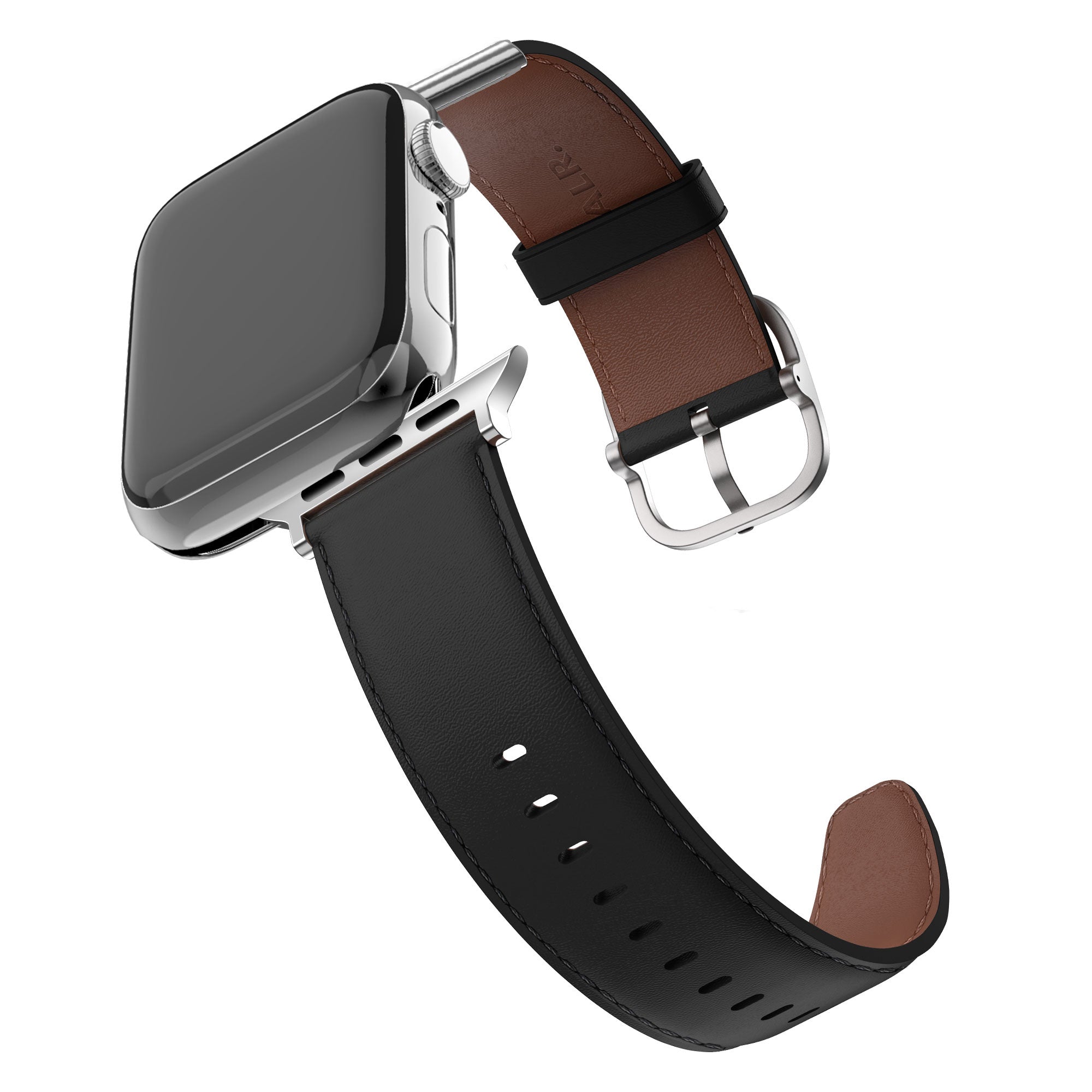 BALR. Apple Watch Leather Strap (Black)
