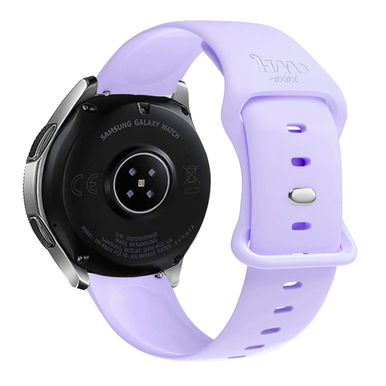 xoxo Wildhearts Samsung Galaxy Watch Active Silikonarmband (Lila)