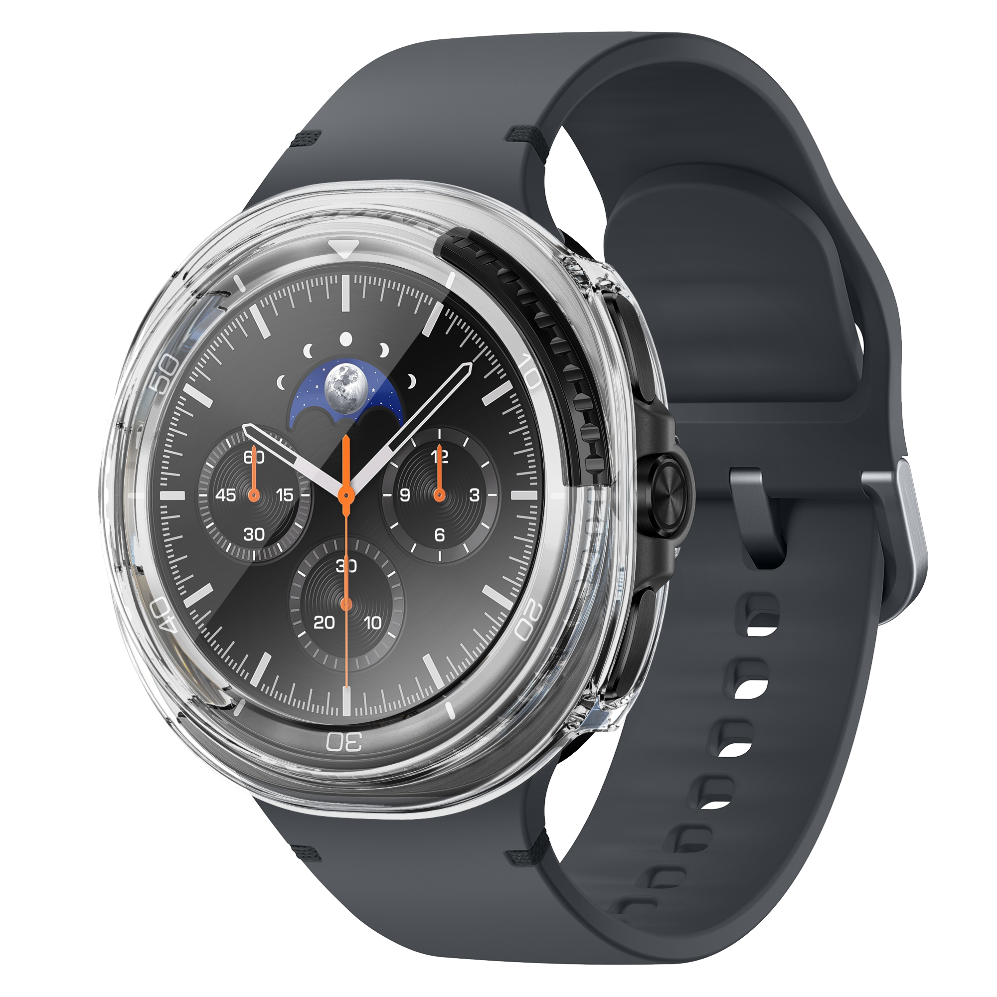 Bandz Samsung Galaxy Watch 8 Classic PC Hülle mit Glas (Transparant)
