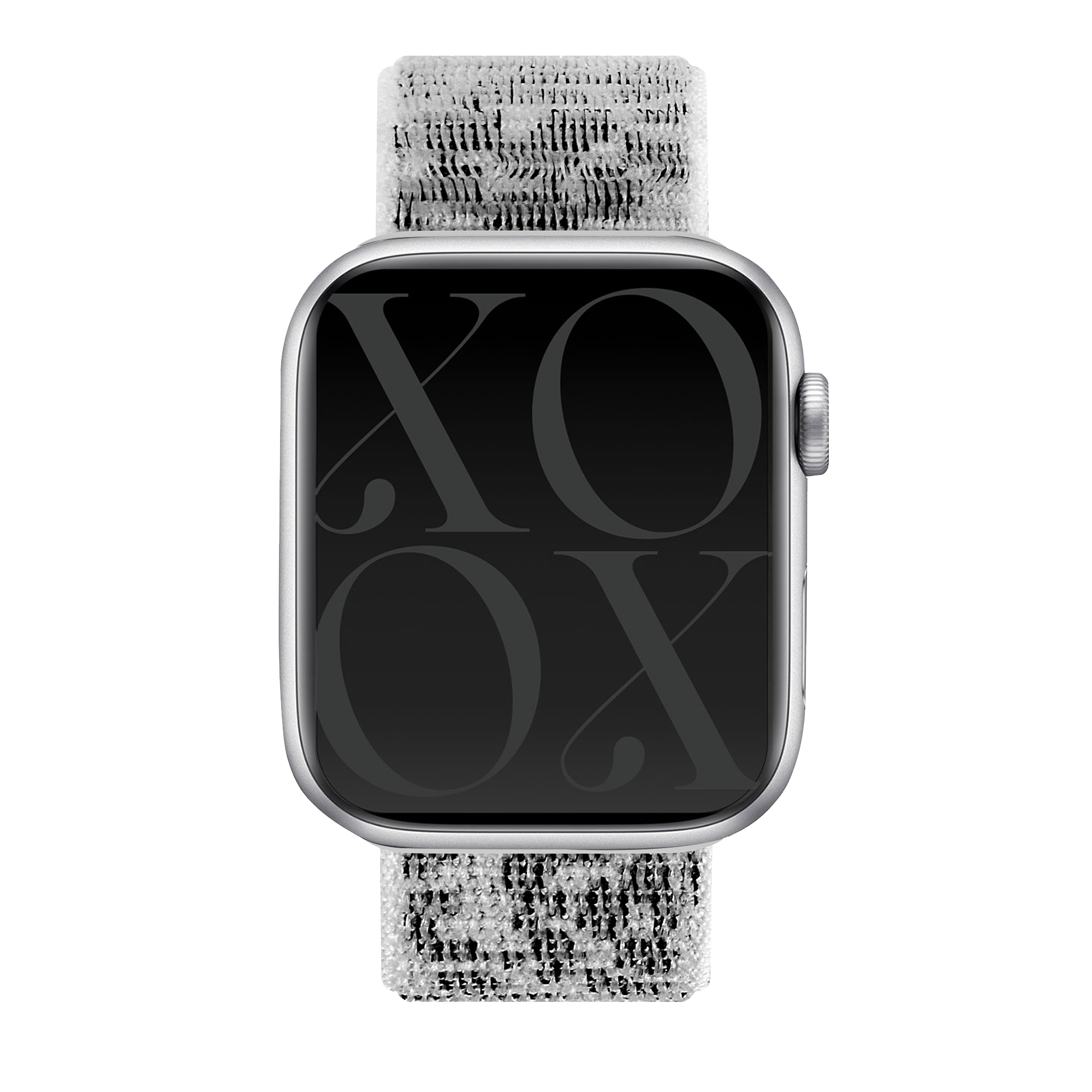 xoxo Wildhearts Apple Watch Nylon Strap (White Leopard)