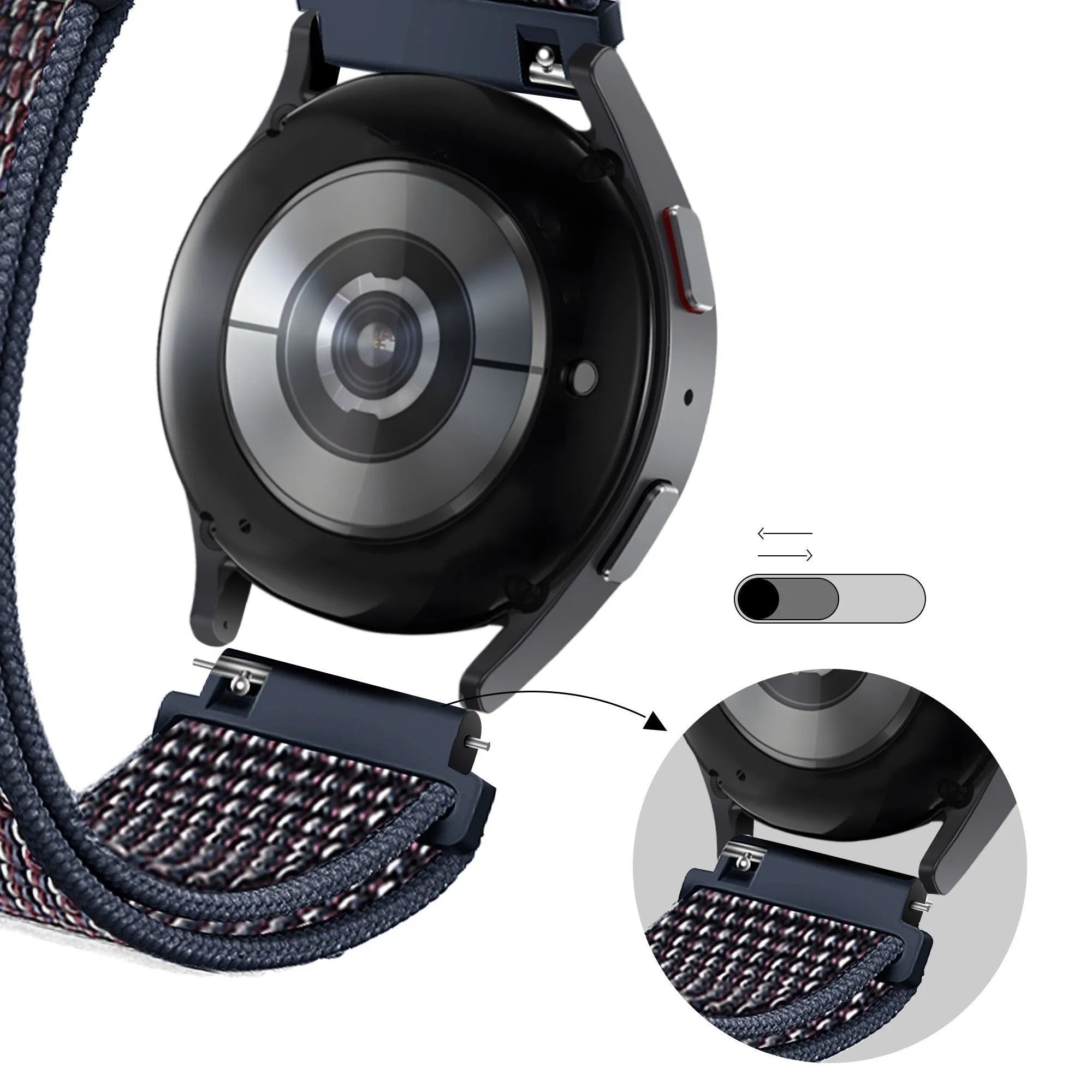 Bandz Coros Apex 2 Nylon Loop Armband (Indigo)