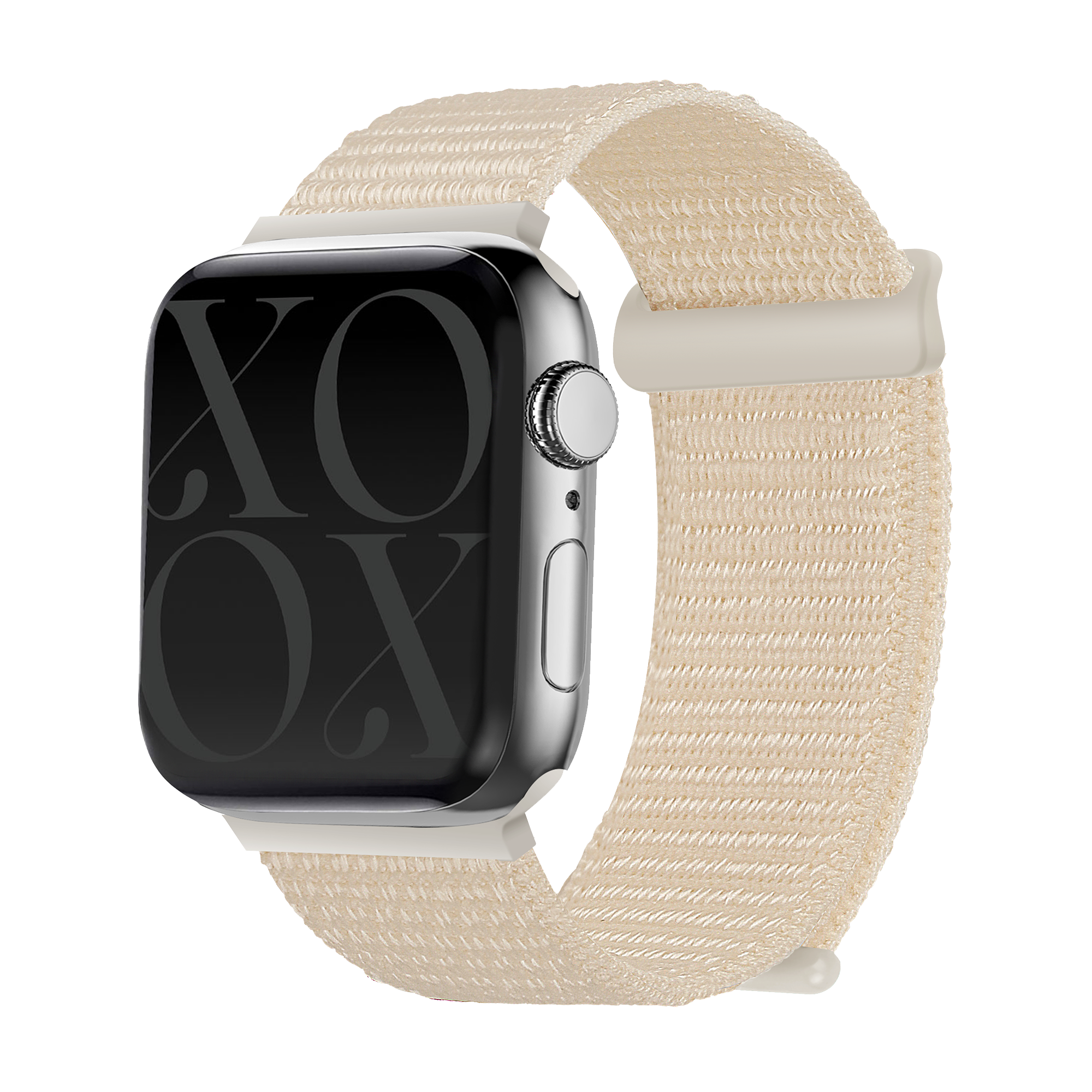 xoxo Wildhearts Apple Watch Nylonarmband (Aprikose)