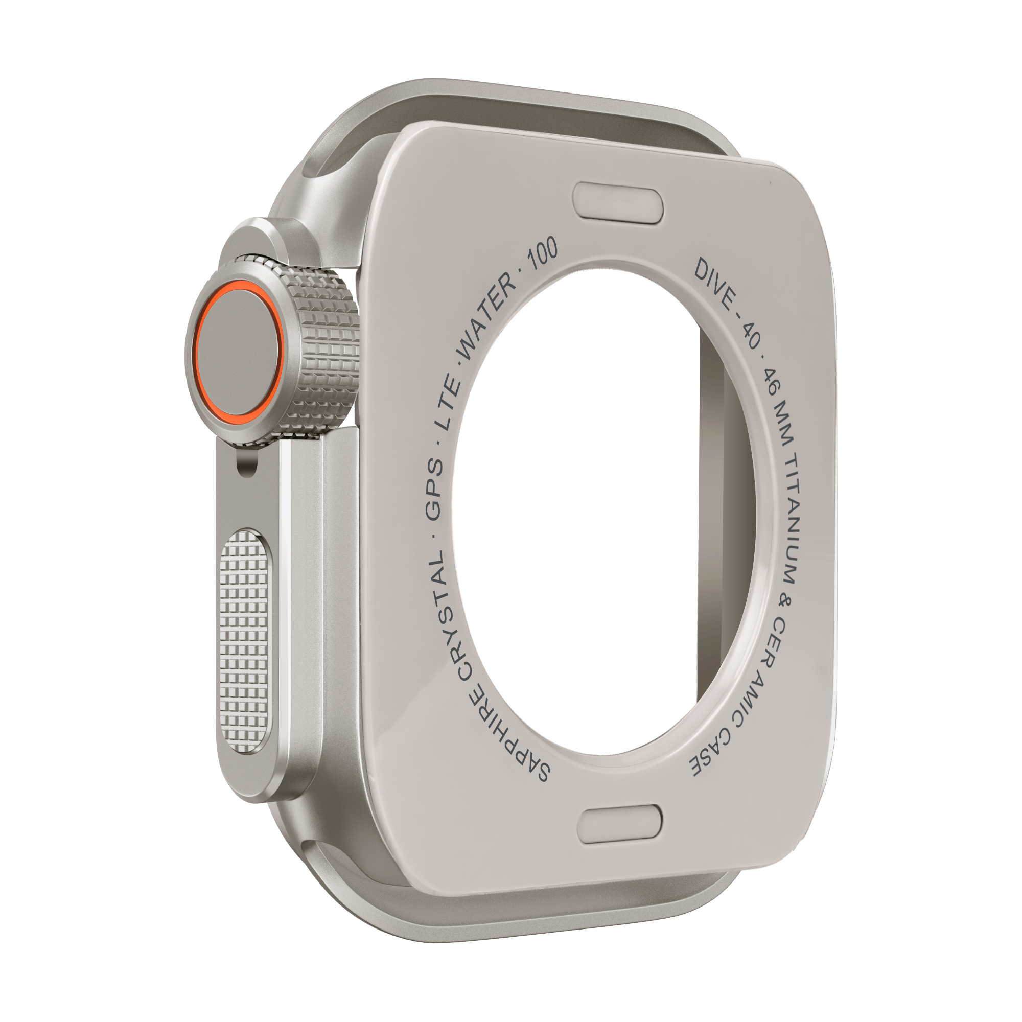 Bandz Apple Watch 11 - 46mm Metal Schutzhülle (Titan)