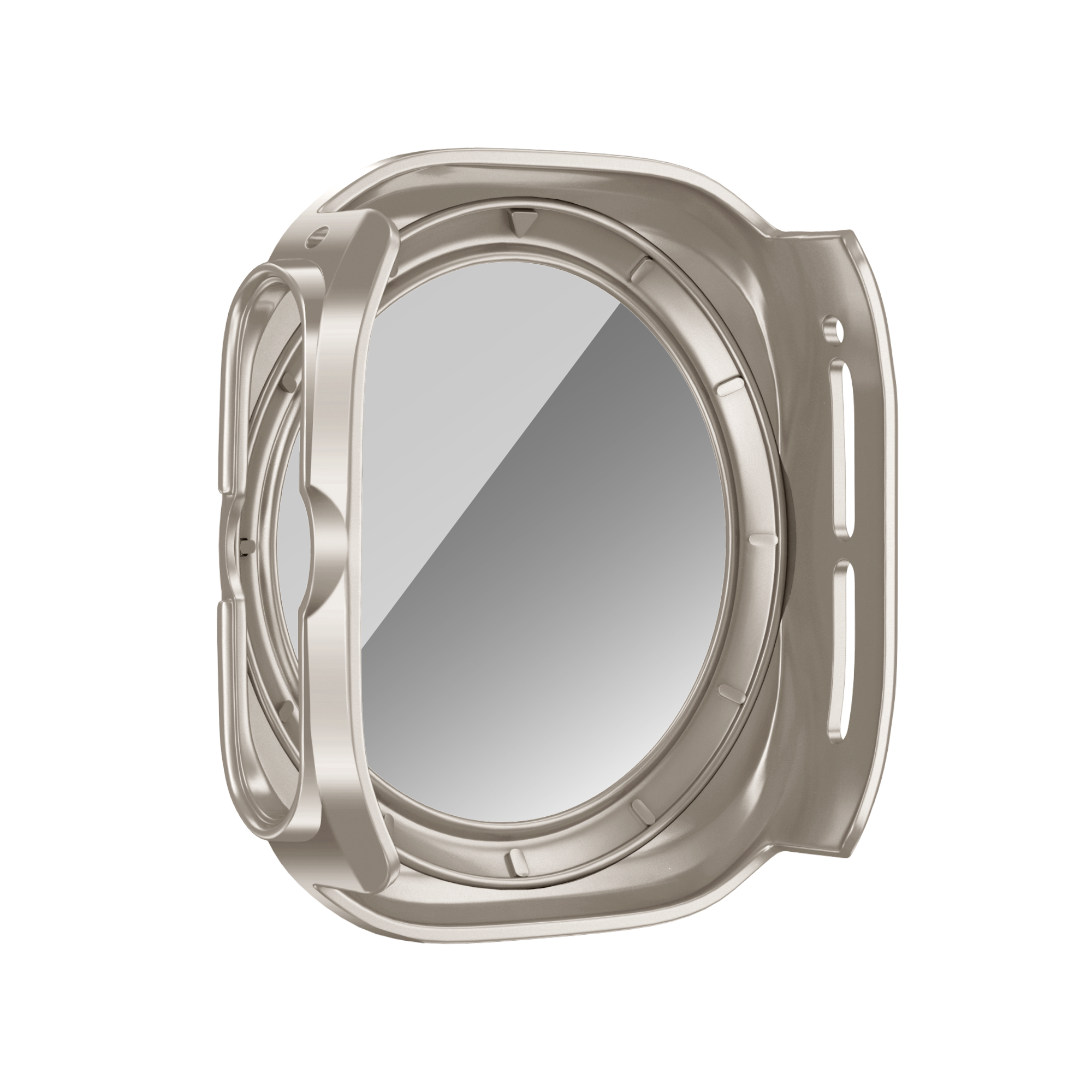 Bandz Samsung Galaxy Watch Ultra PC Case with Glass (Titanium)