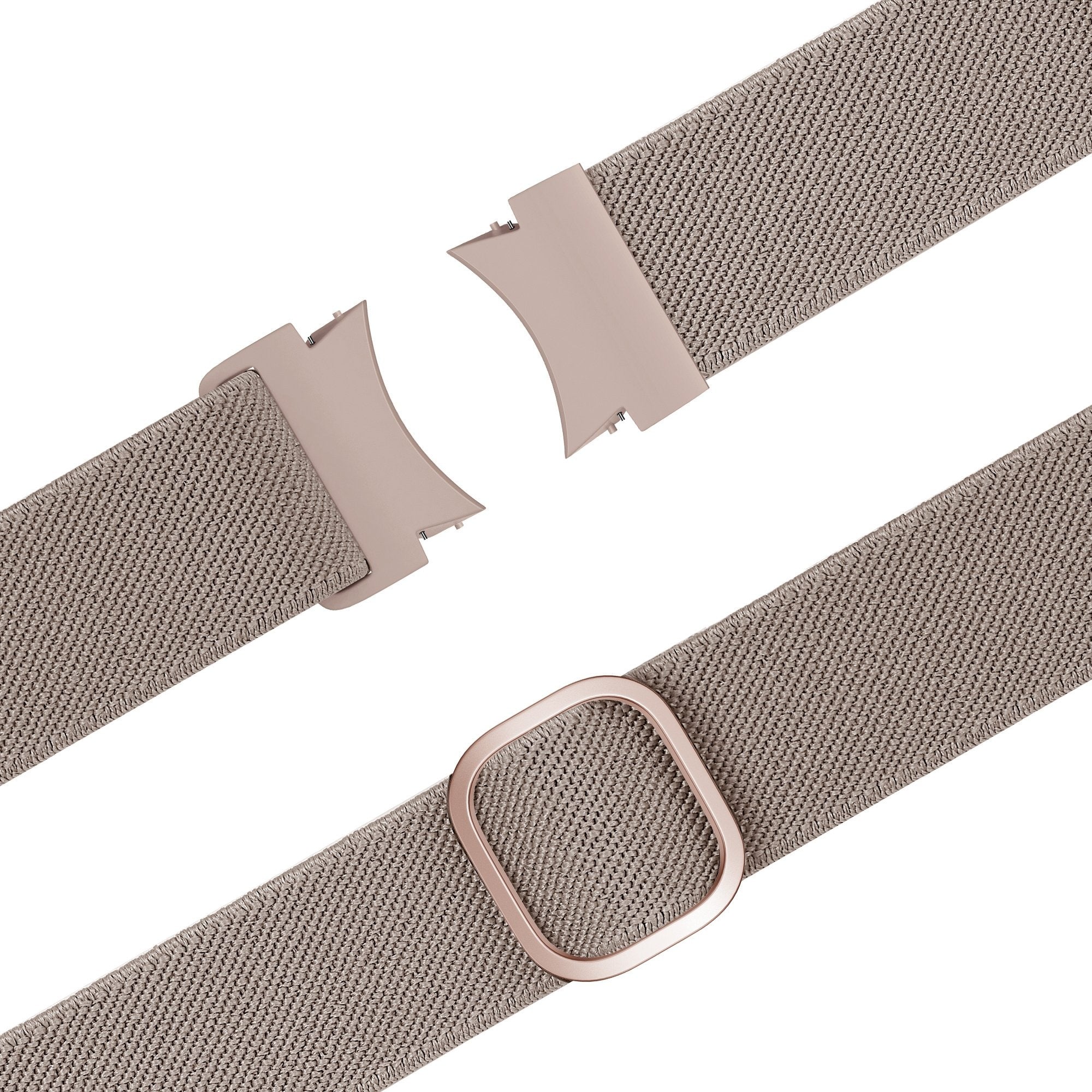 Bandz Samsung Galaxy Watch 5 - 40mm Elastic Strap 'Easy Fit' (Milk Tea)