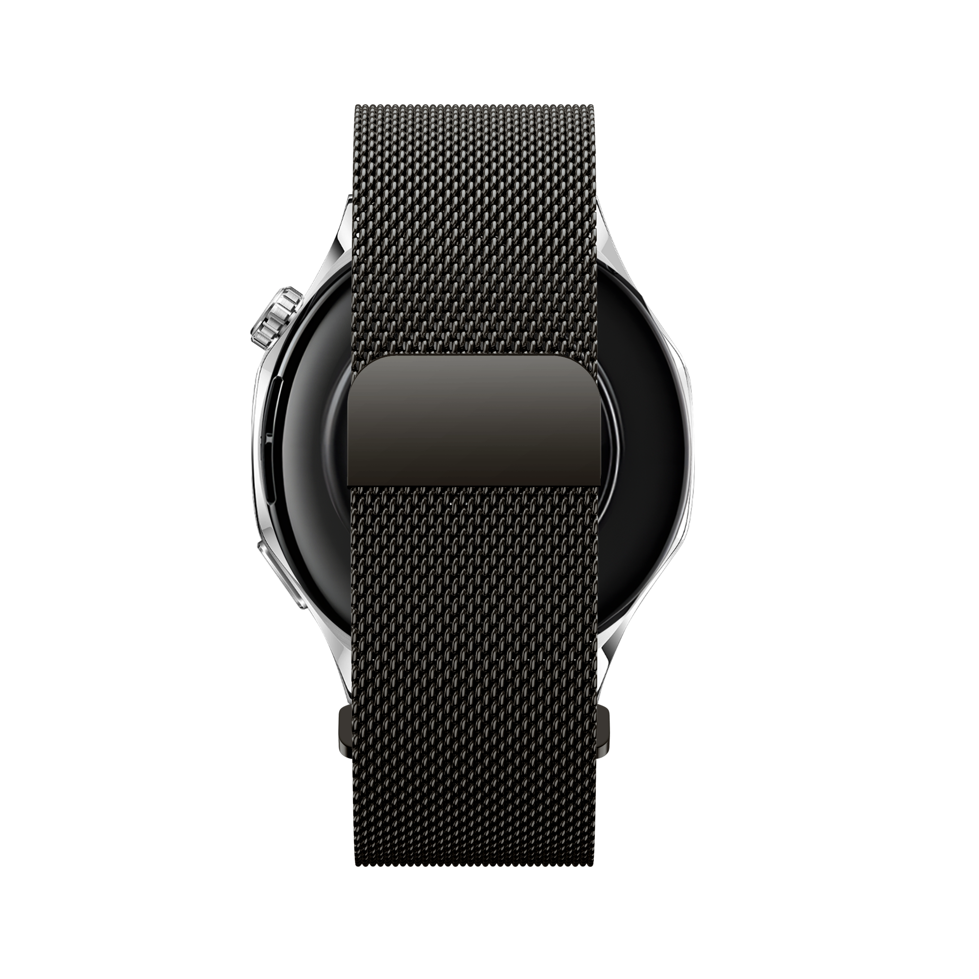 Bandz TicWatch 22mm 'One Push' Milanese Armband (Titan Grau)