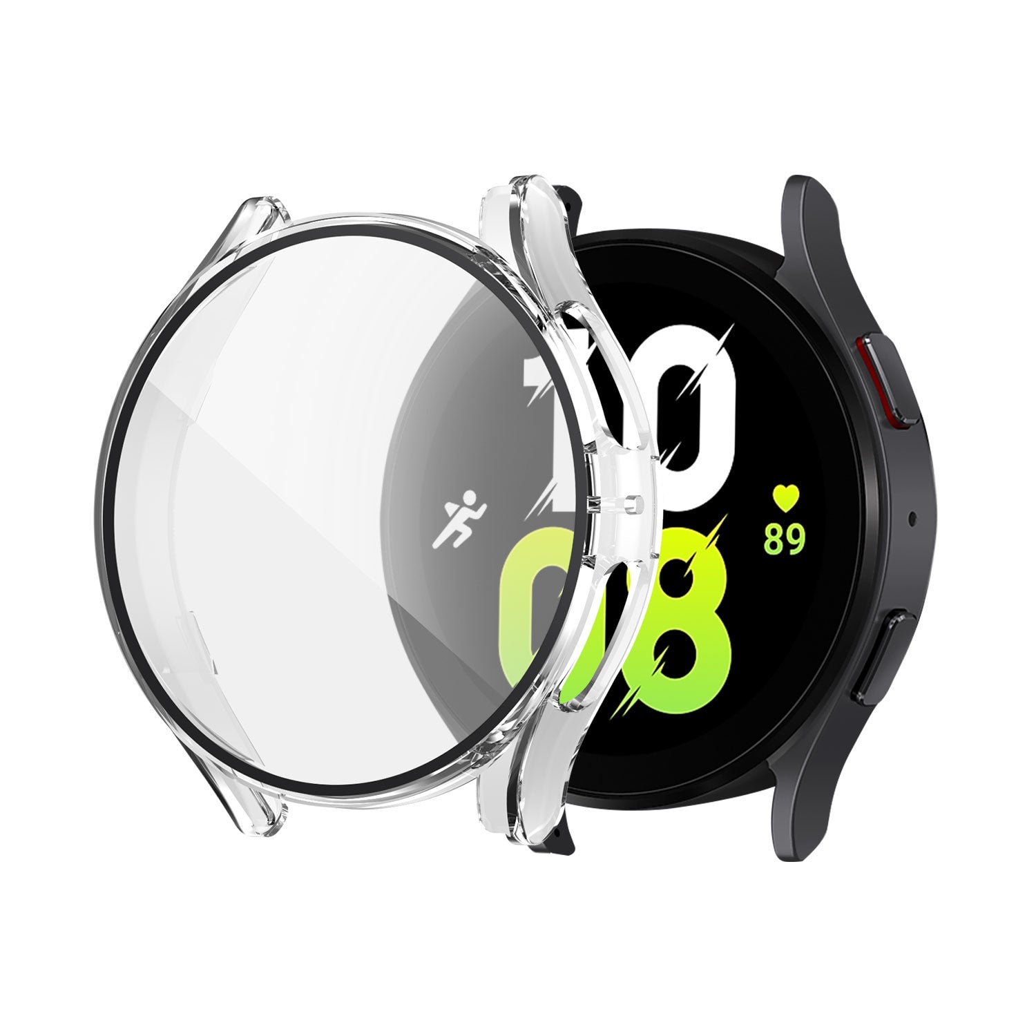 Samsung Galaxy Watch 5 44mm Hard Case mit Glas