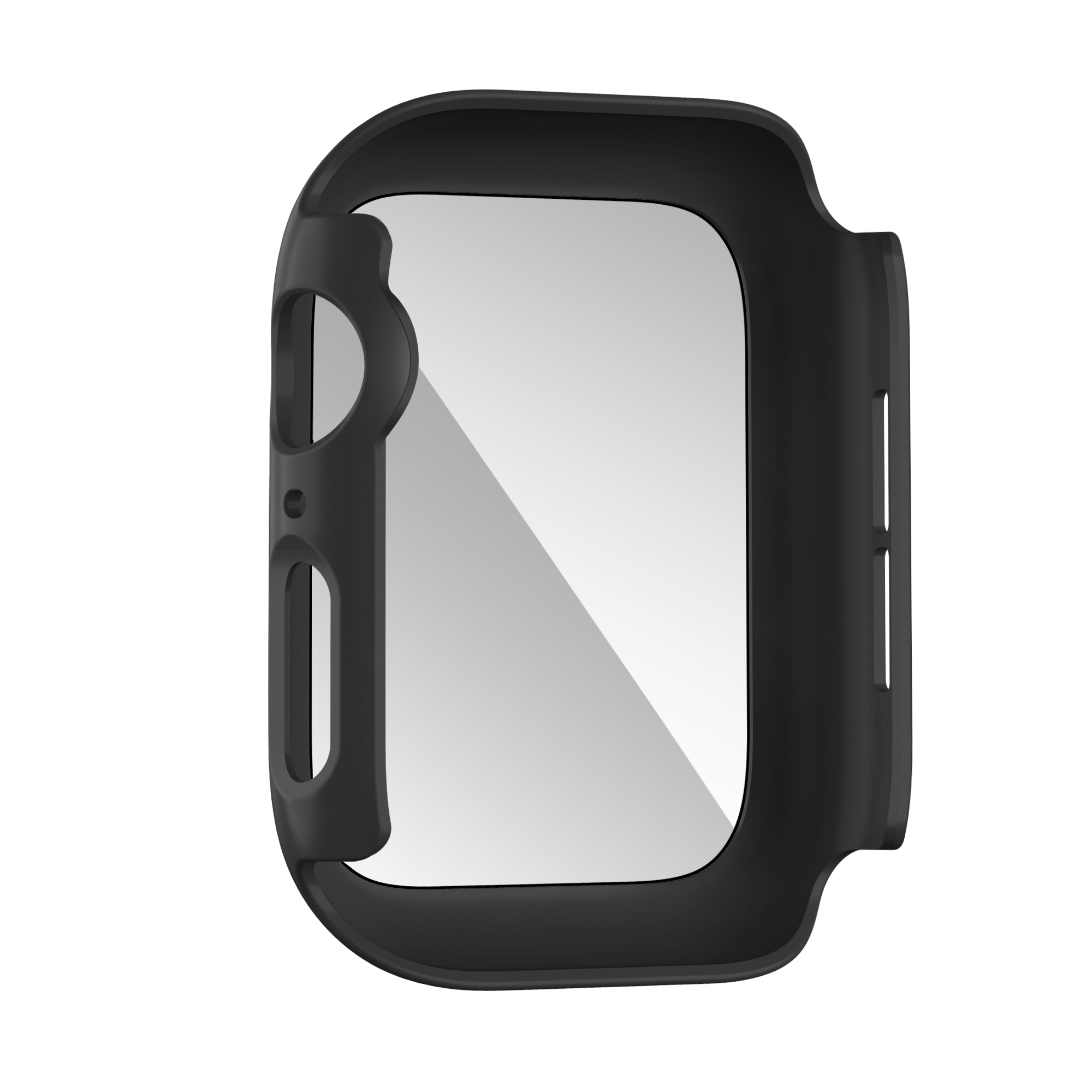 Bandz Apple Watch 11 - 46mm PC Schutzhülle mit Glas (Schwarz)