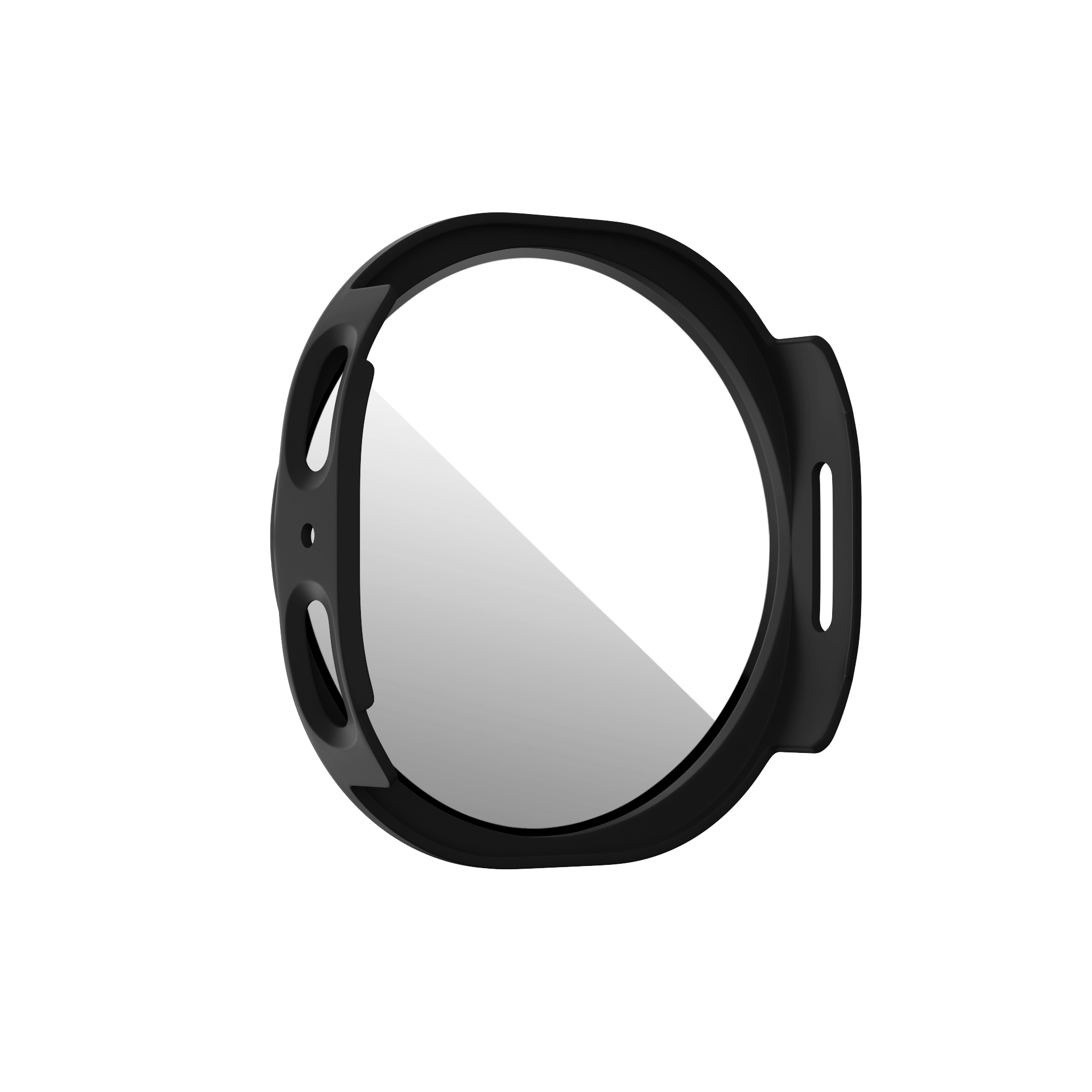 Bandz Samsung Galaxy Watch 8 - 44mm PC Hülle mit Glas (Schwarz)