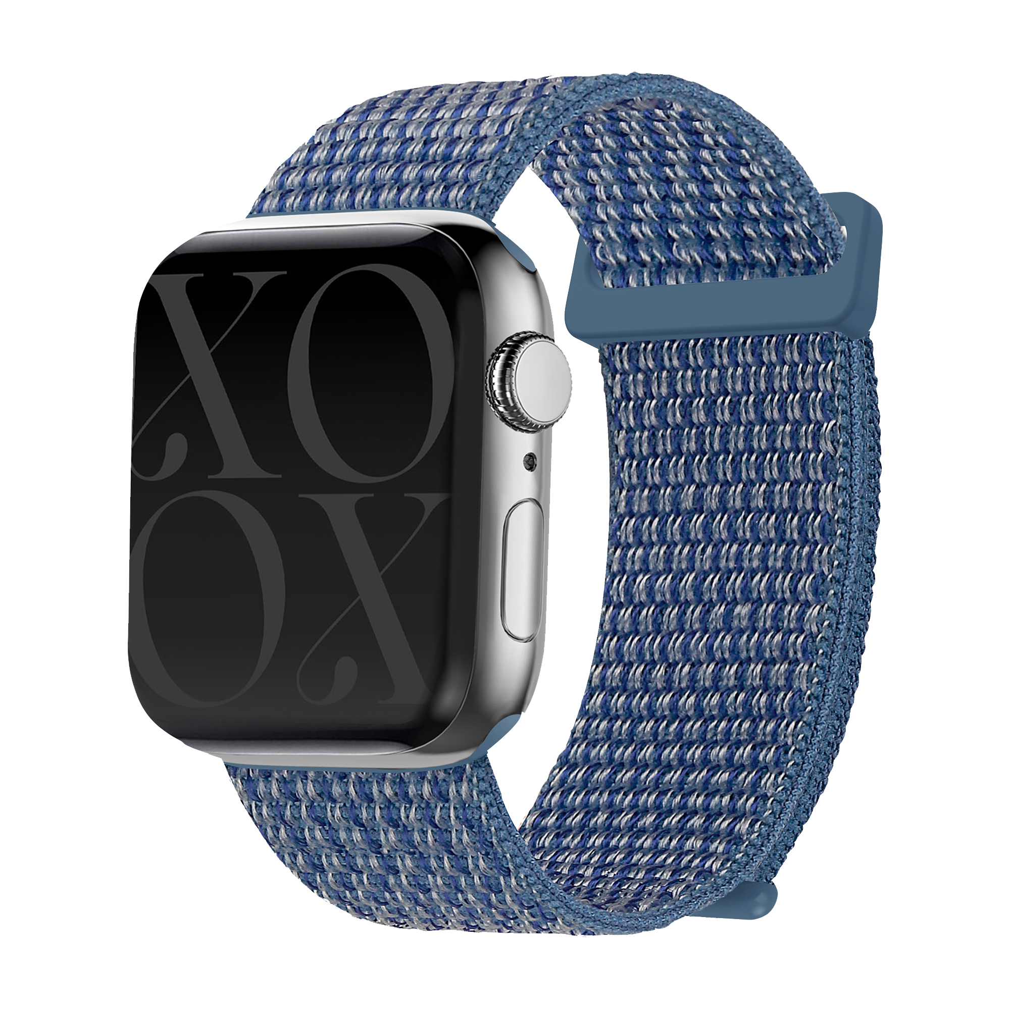 xoxo Wildhearts Apple Watch Nylonarmband (Blau)