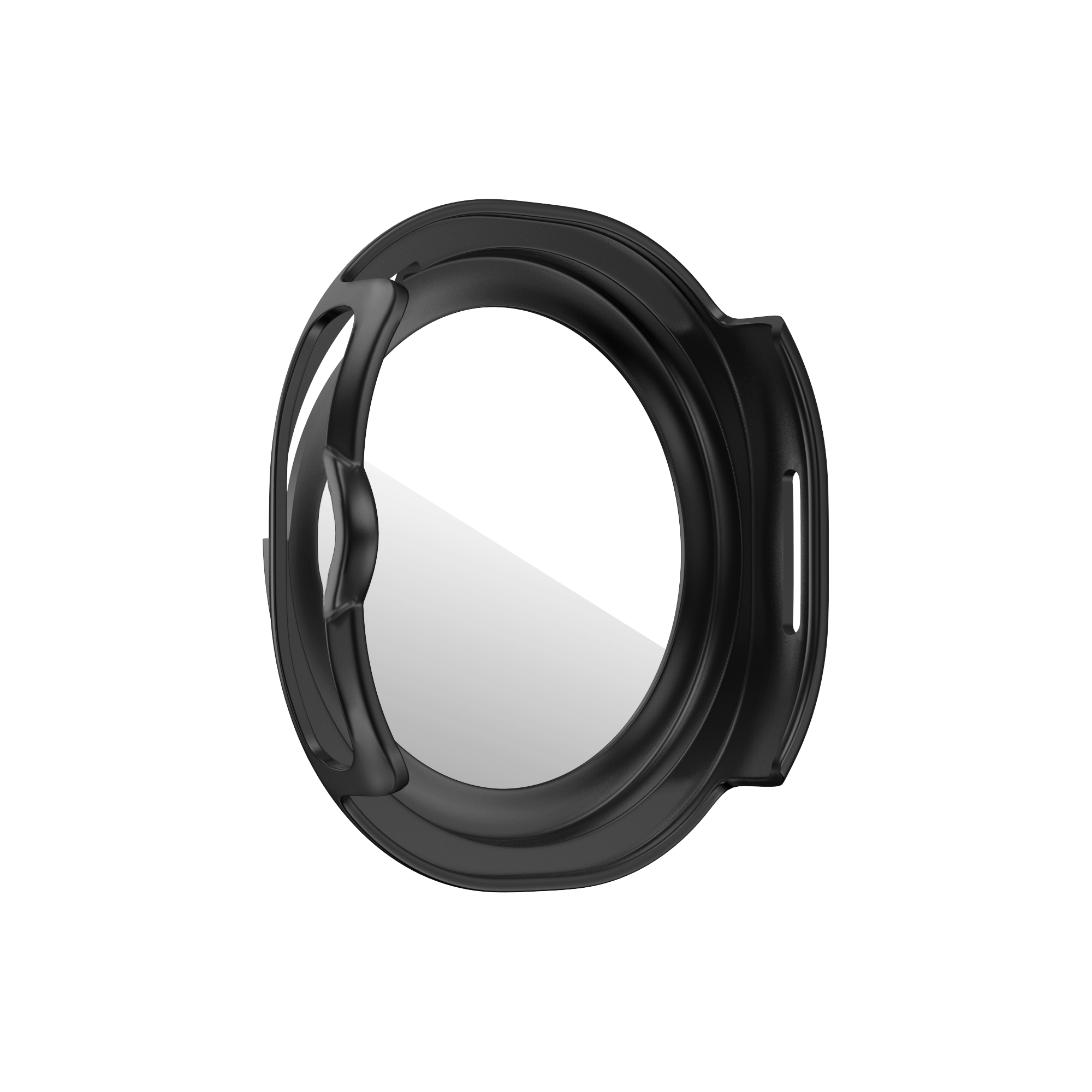 Bandz Samsung Galaxy Watch 8 Classic Bezel Cover mit Glas (Schwarz/Orange)