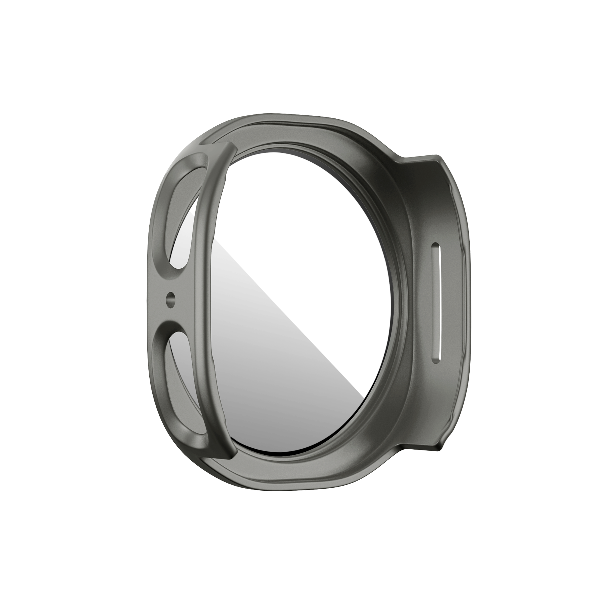 Bandz Samsung Galaxy Watch 8 - 44mm PC Cover with Glass (Titanium Gold)