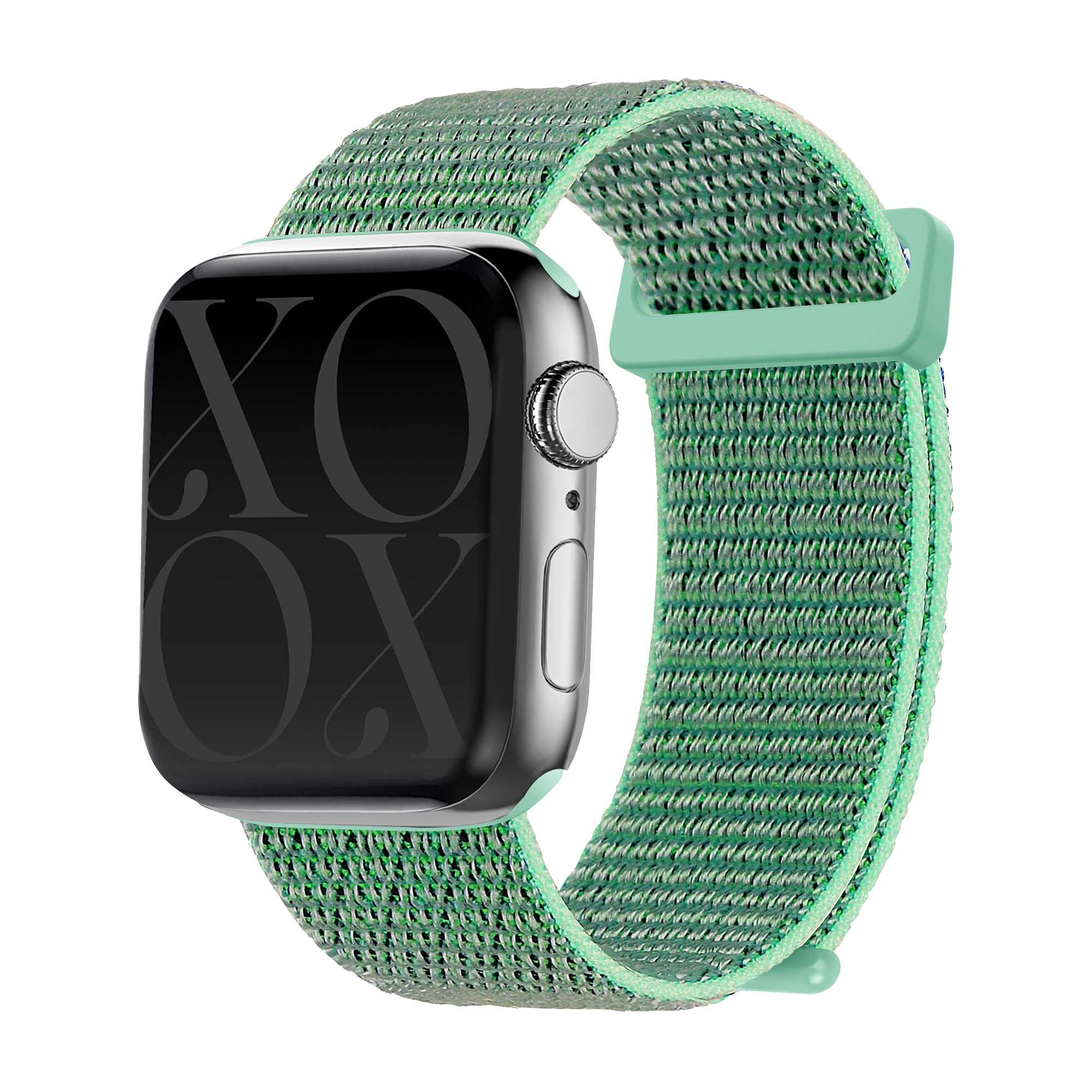 xoxo Wildhearts Apple Watch Nylonarmband (Mintgrün)