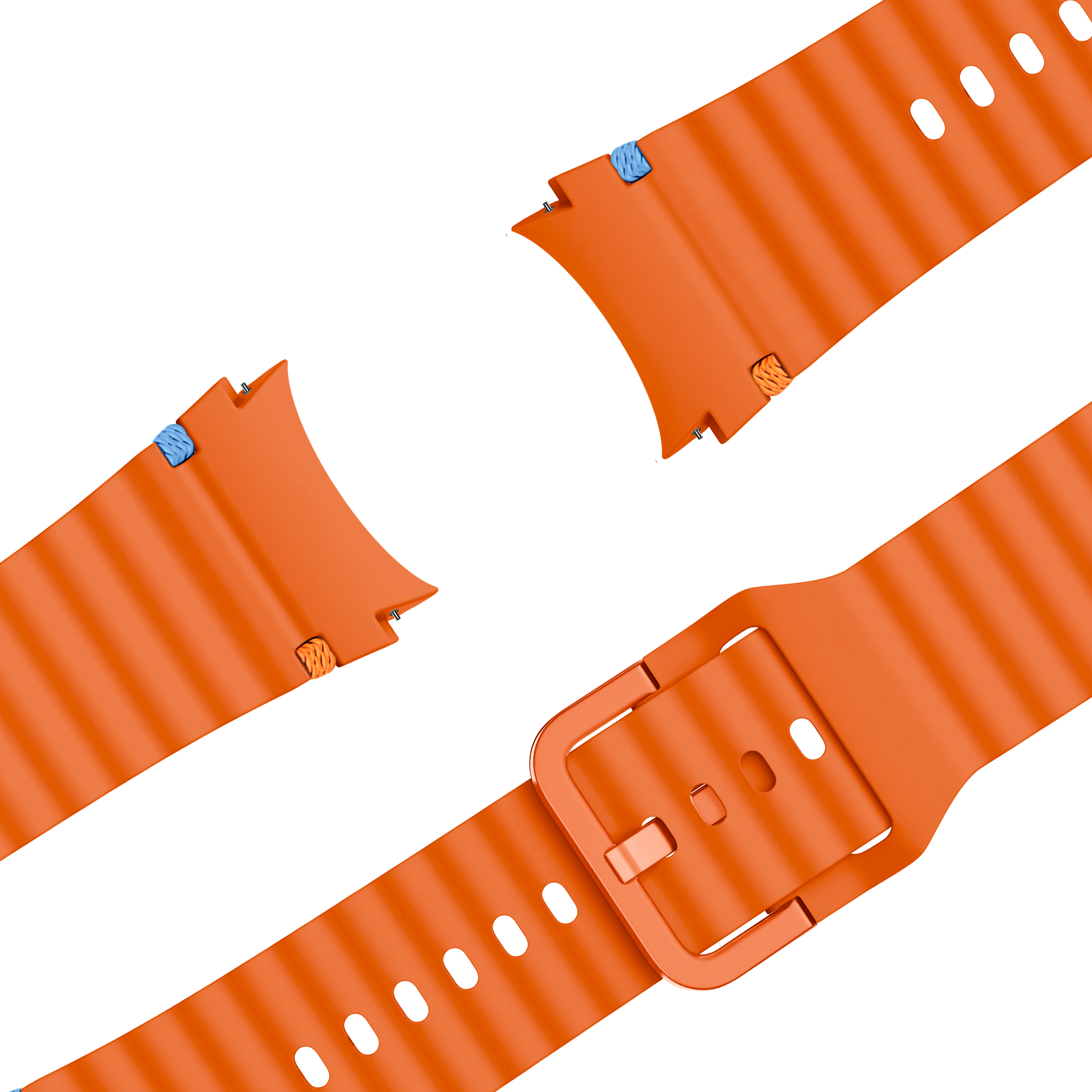 Bandz Samsung Galaxy Watch 4 40mm Wave-Armband 'Easy Fit' (Orange)