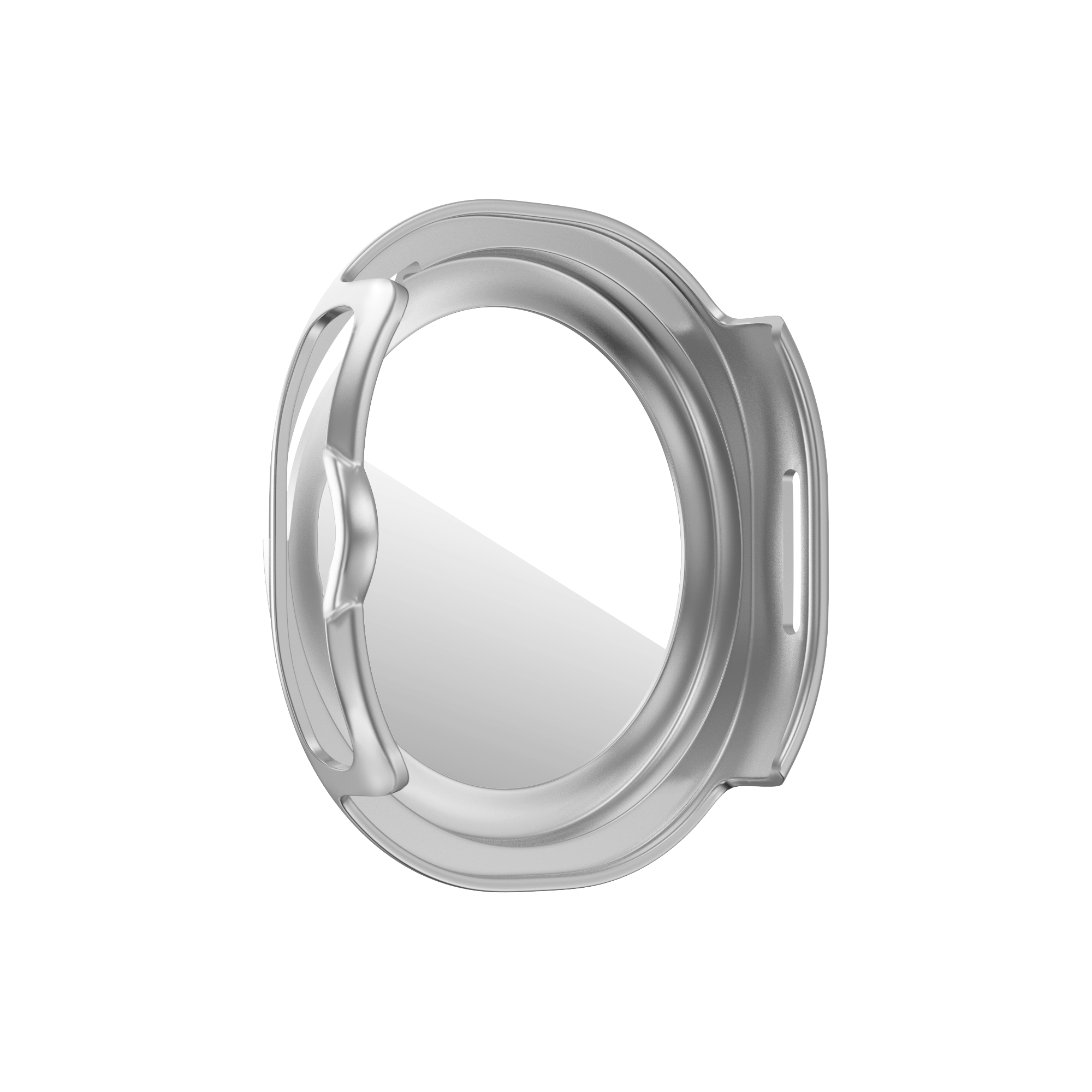 Bandz Samsung Galaxy Watch 8 Classic PC Hülle mit Glas (Silber)