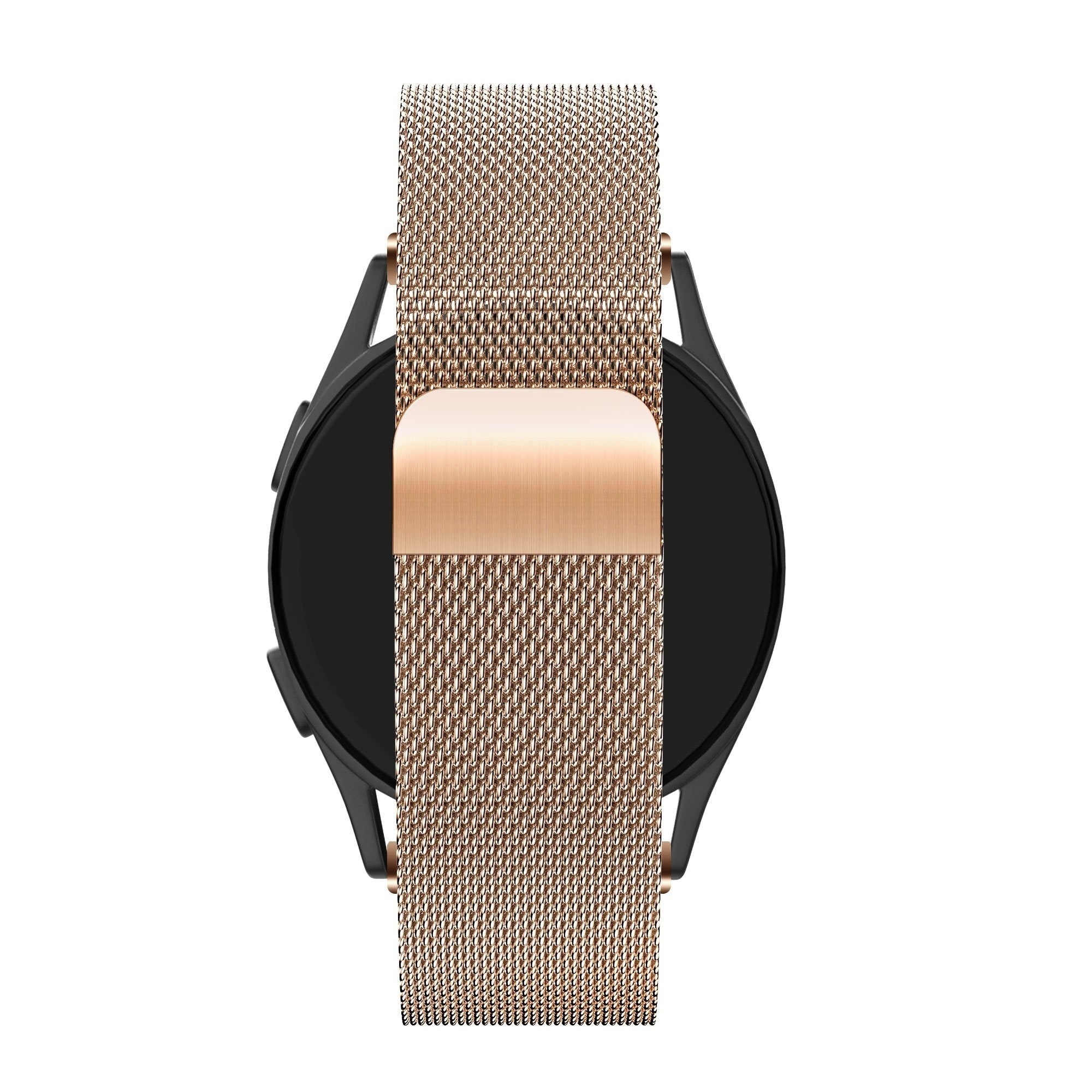 Bandz Amazfit Active 2 Milanese Loop Armband (Rosé Gold)
