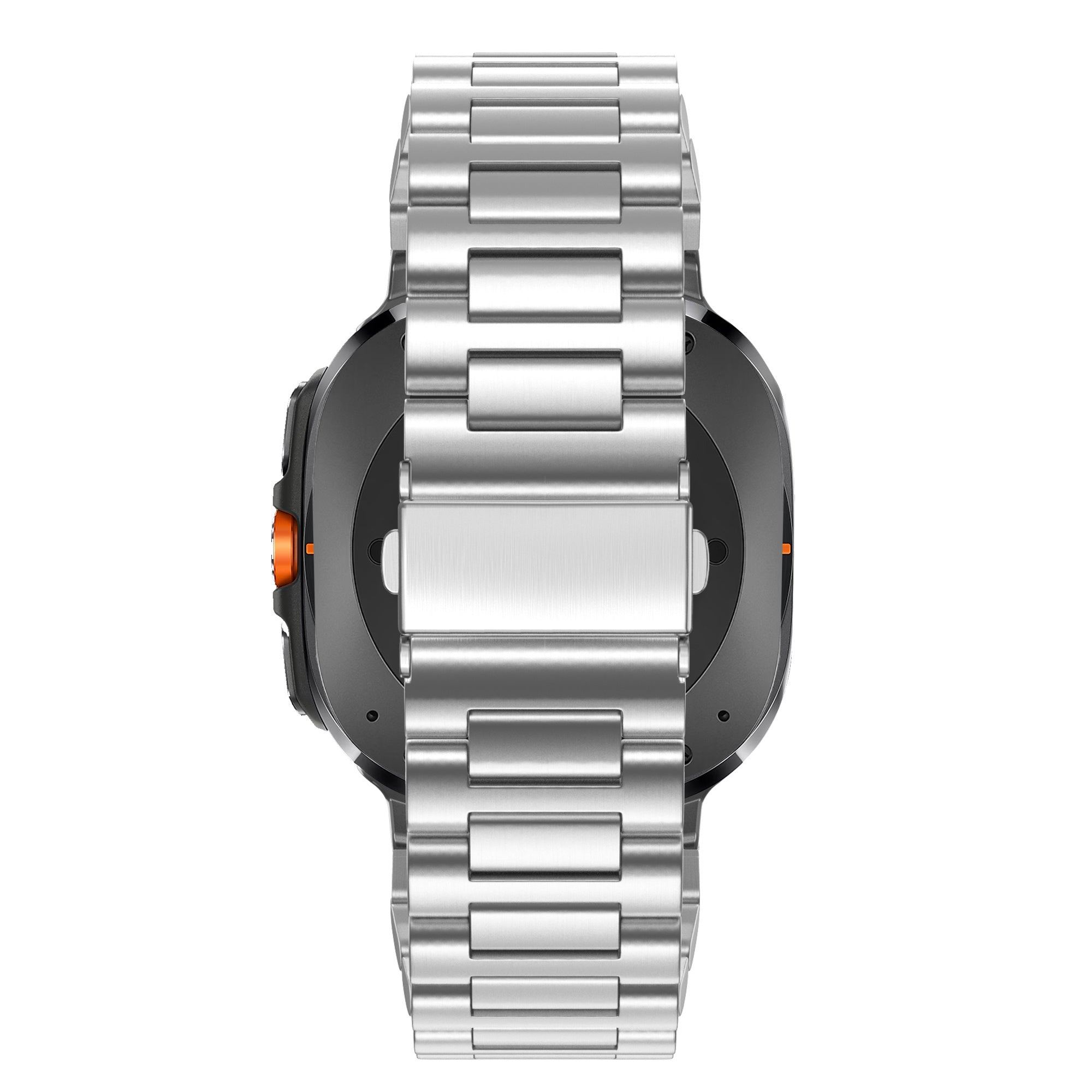 Bandz Samsung Galaxy Watch Ultra Steel Link Strap 'Deluxe' (Silver)